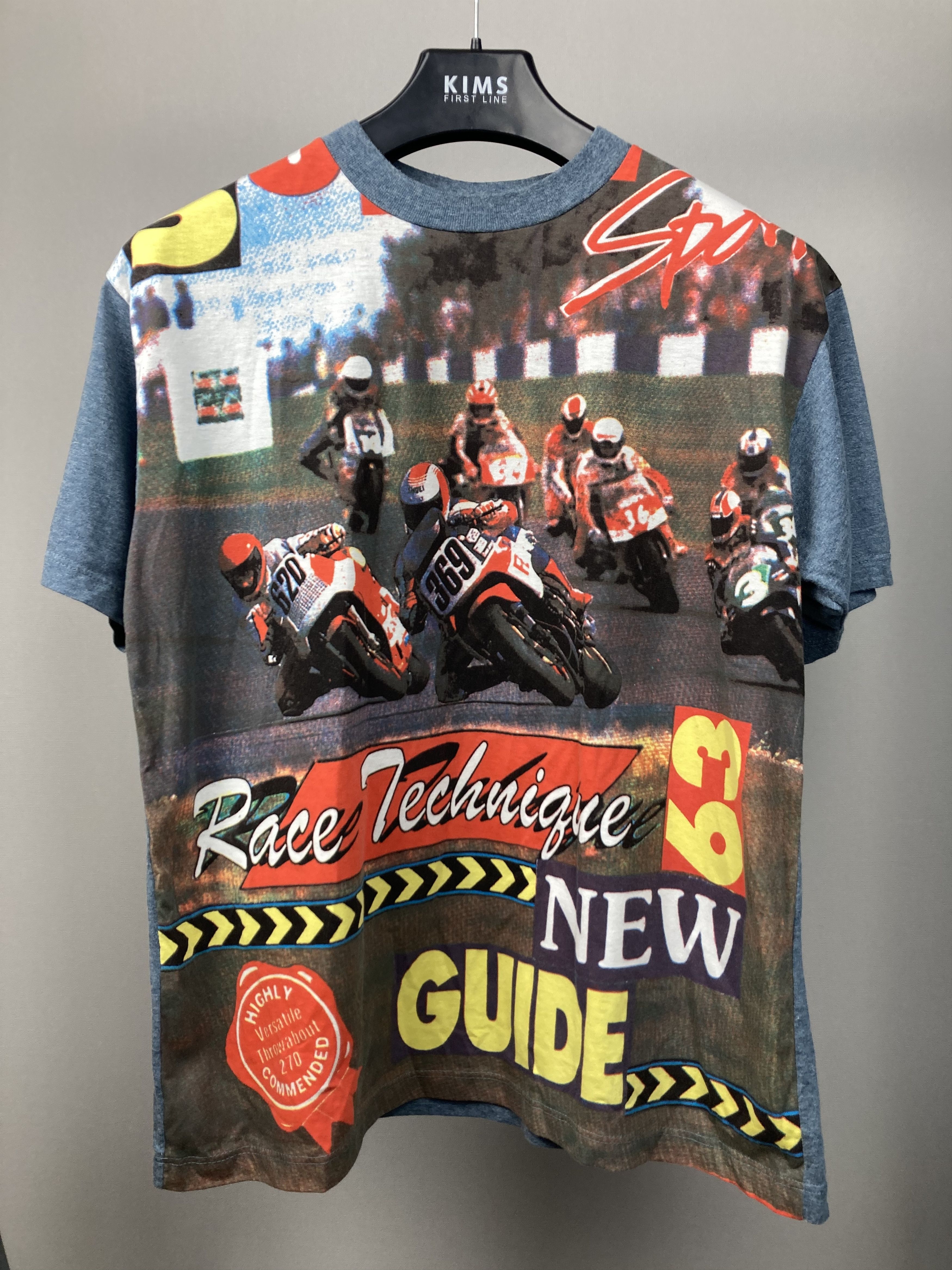 Vintage USA Vintage Motocross Racing All Over Print Crewneck Tee Size US L / EU 52-54 / 3 - 2 Thumbnail