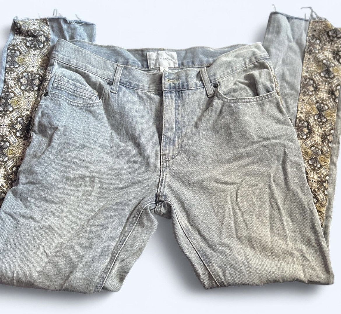 Vintage Handmade vintage denim Size US 33 - 2 Thumbnail