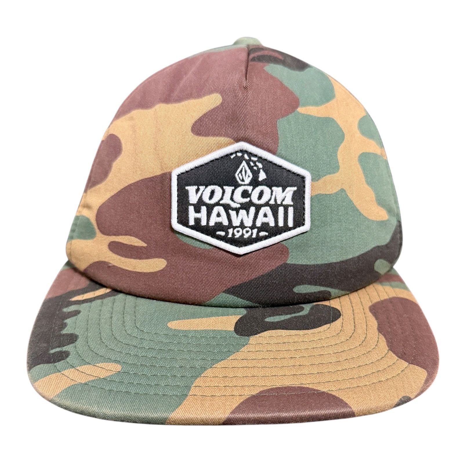 Volcom Volcom Hawaii Camouflage Camo Snapback Trucker Hat Cap Surf Size ONE SIZE - 8 Thumbnail