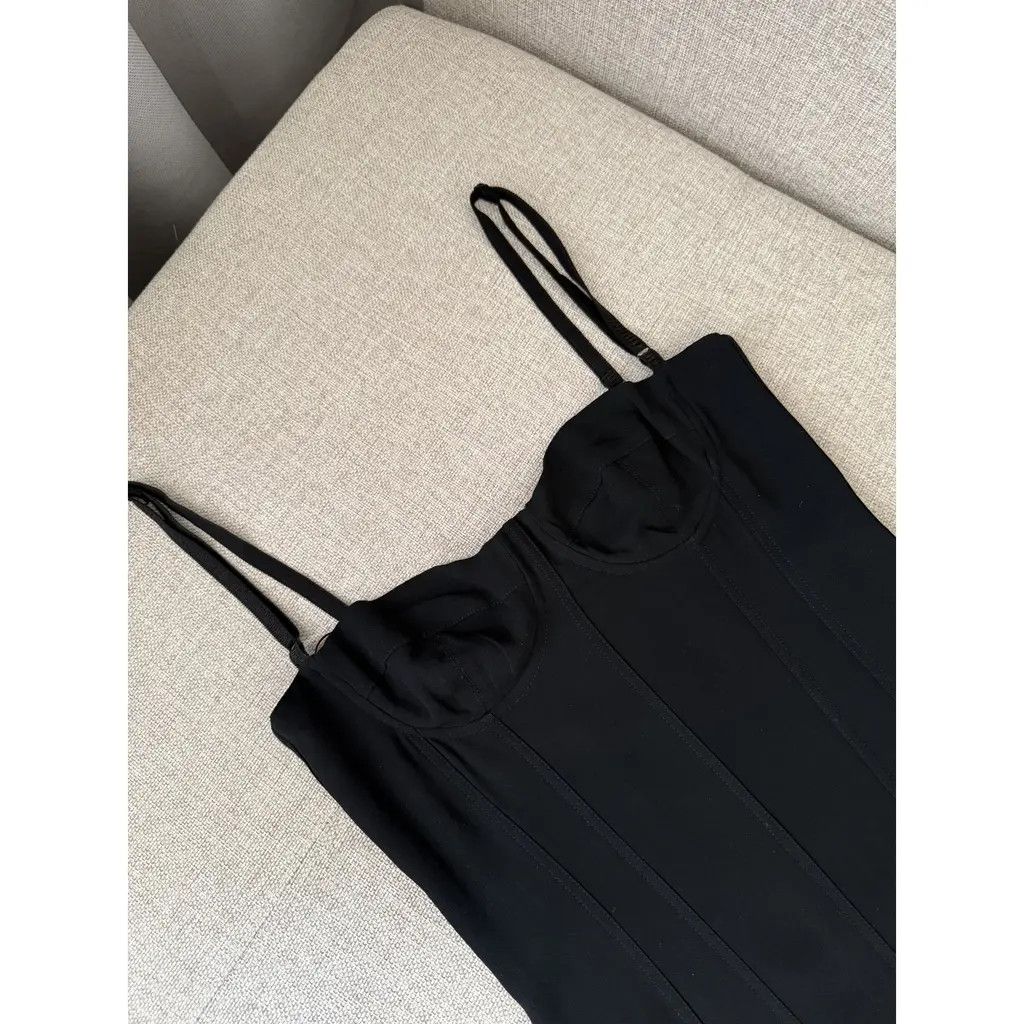 Dolce & Gabbana Dolce & Gabbana Black Buster Corset Bodycon Dress Size IT 40 Size S / US 4 / IT 40 - 3 Thumbnail