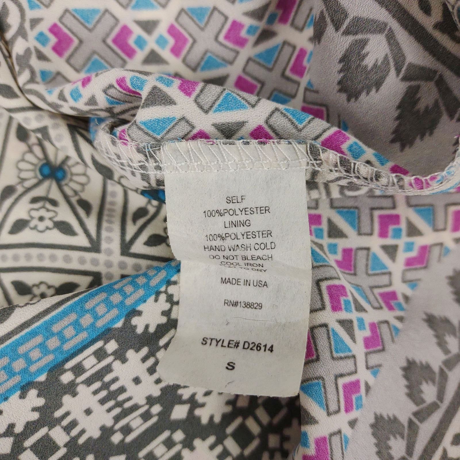 Other RUNWAY STORY Geometric Boho Sun Beachwear Maxi Dress Size S / US 4 / IT 40 - 6 Thumbnail