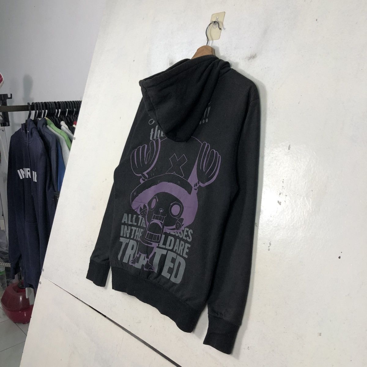 Japanese Brand 📌Cartoon Zipper Hoodie Mugiwara Pirates One Piece Big Logo Size US M / EU 48-50 / 2 - 12 Thumbnail