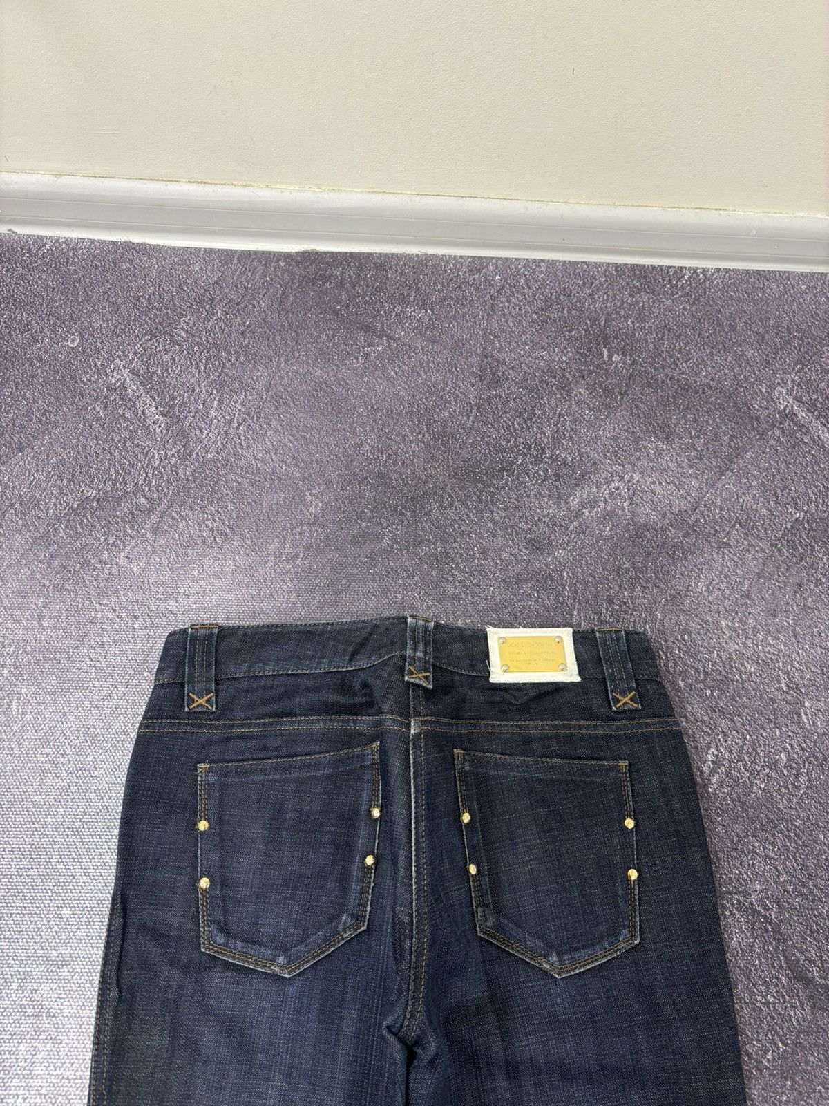 Dolce & Gabbana Dolce & Gabbana Women’s Zip Luxury Avant Garde Tapered Jeans Size 27" / US 4 / IT 40 - 9 Thumbnail
