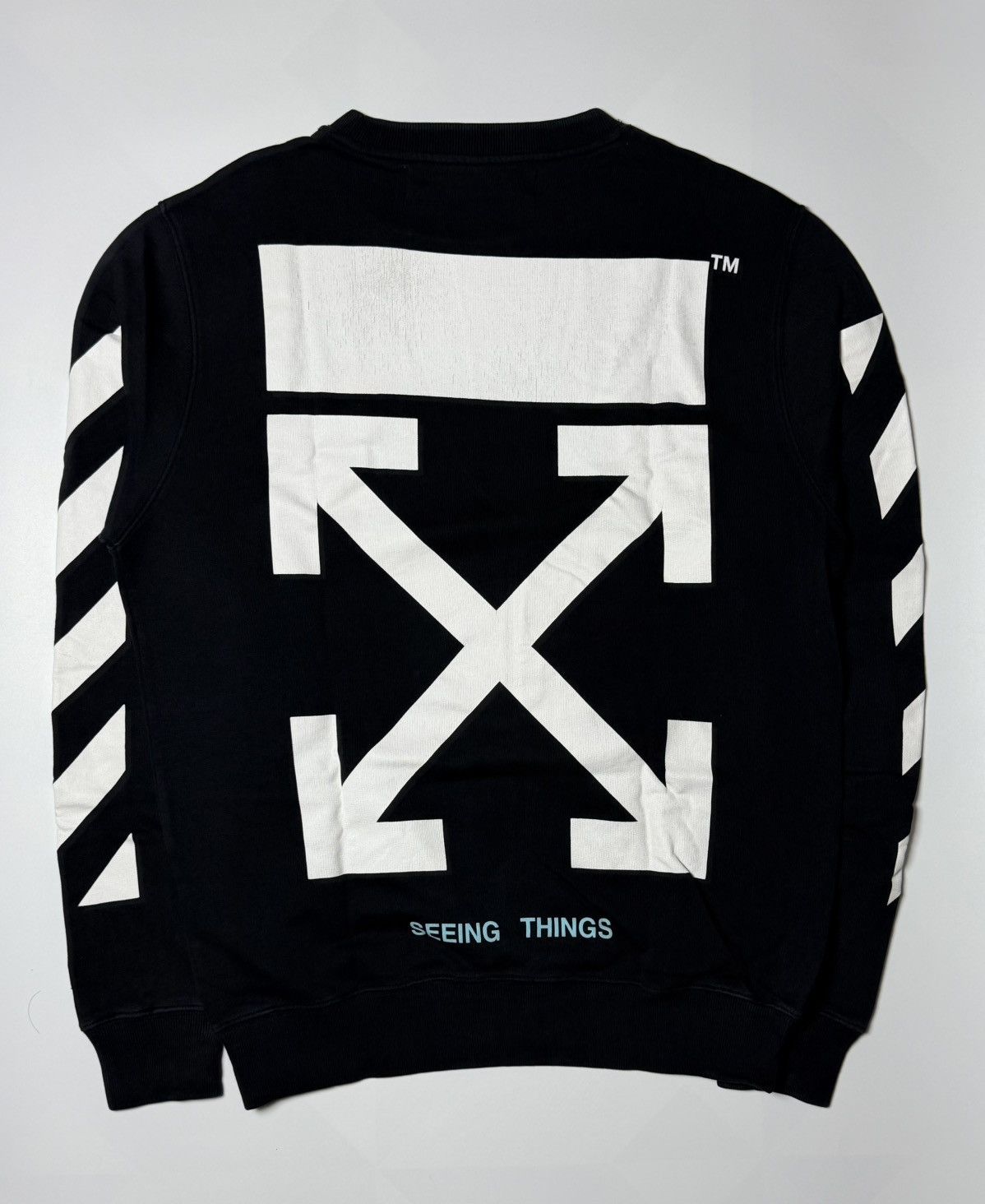 Off-White Off White - Seeing Things Sweatshirt Size US M / EU 48-50 / 2 - 1 Thumbnail