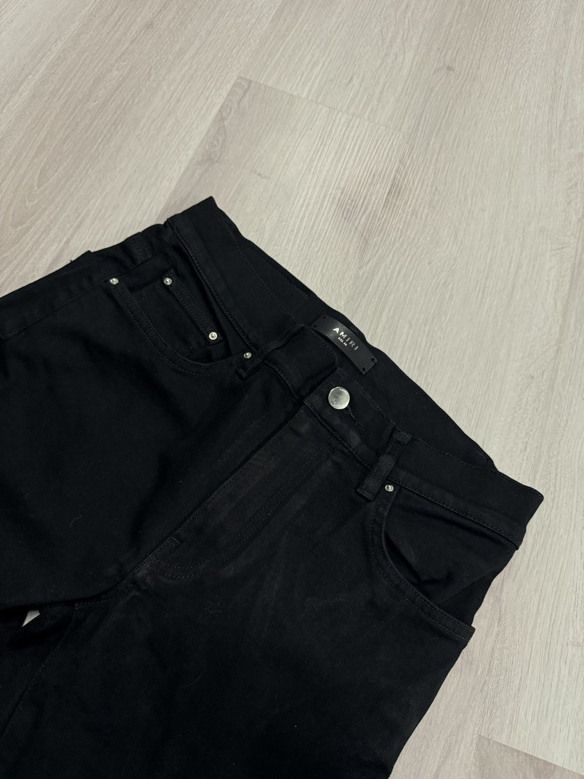 Amiri Amiri 29 Jet Black Size US 30 / EU 46 - 2 Thumbnail