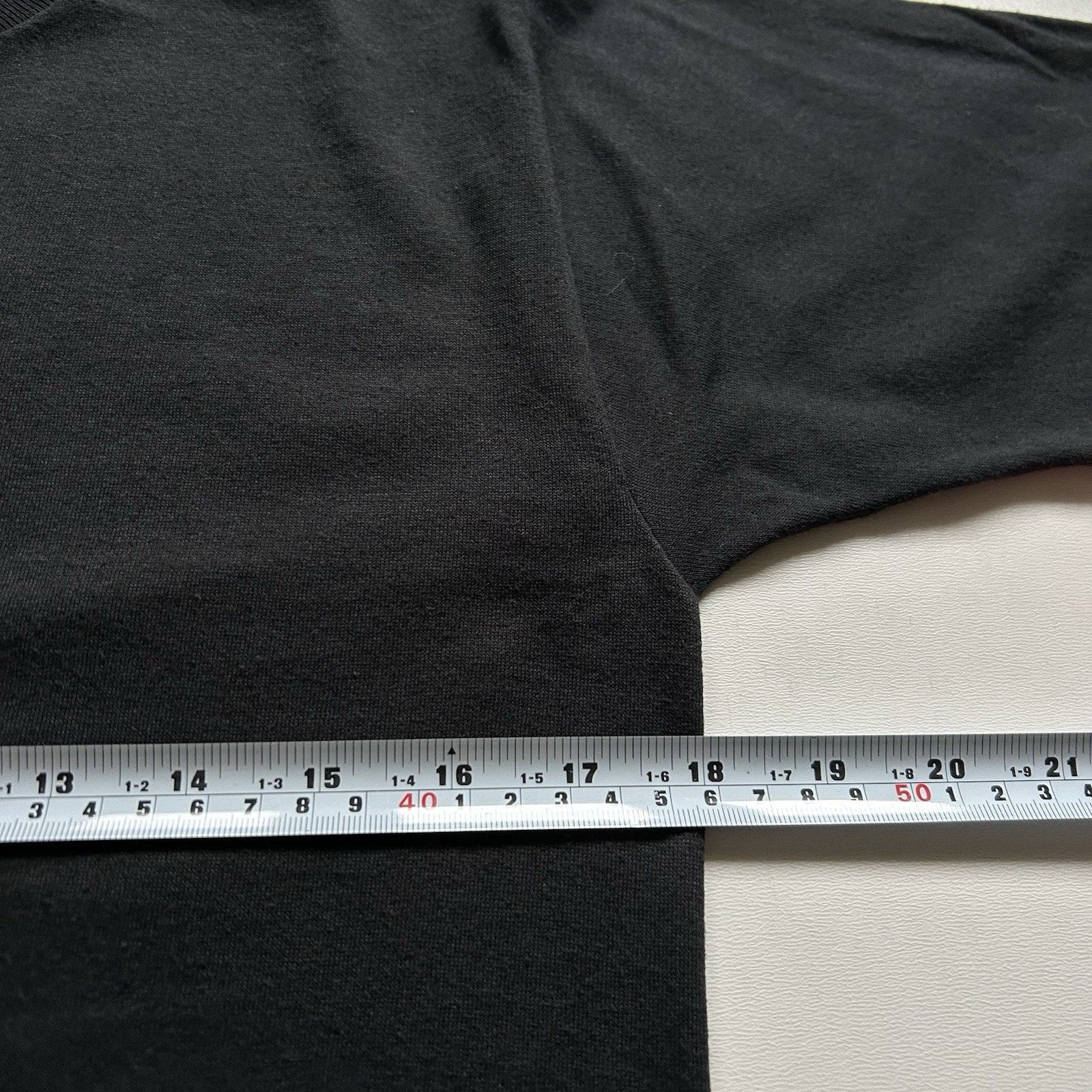 Jerzees × Vintage Vintage 90s Faded Black Blank T Shirt Small Jerzees USA Rare Size US S / EU 44-46 / 1 - 4 Thumbnail