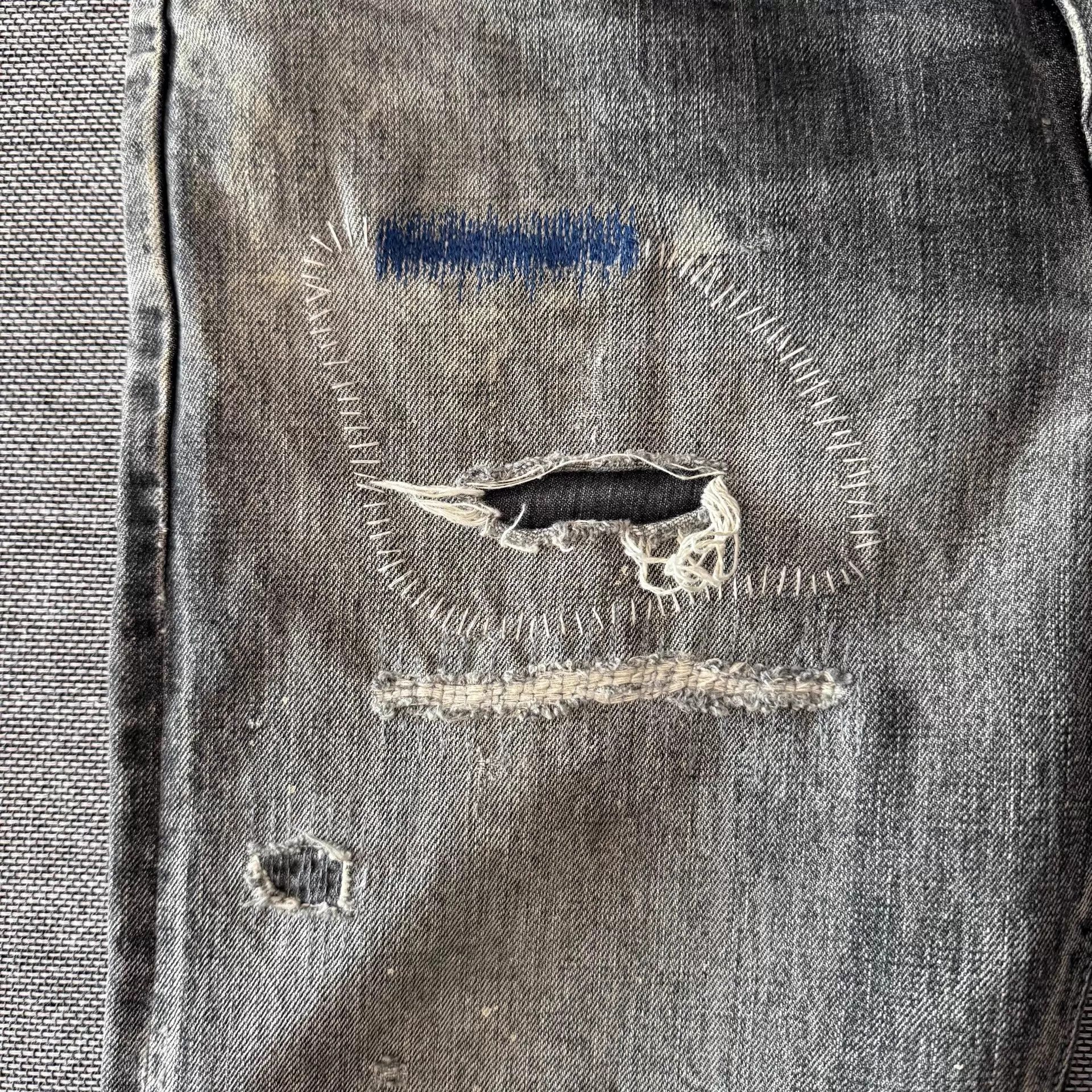Neighborhood Neighborhood 21aw Dp-Mid Washed Black Denim Jeans Size US 34 / EU 50 - 4 Thumbnail