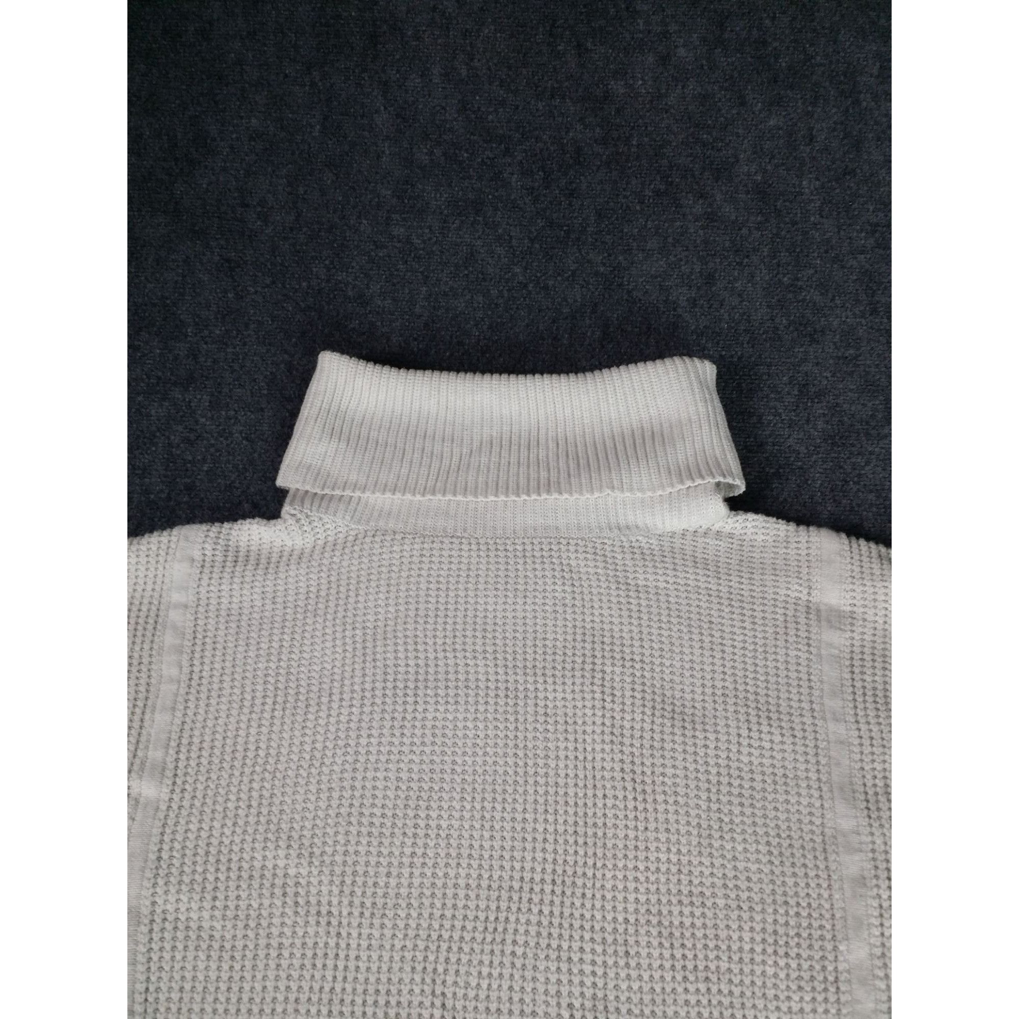 Ugg UGG Waffle Knit Turtleneck Sweater Women Sz XL White Short S Size XL / US 12-14 / IT 48-50 - 2 Thumbnail