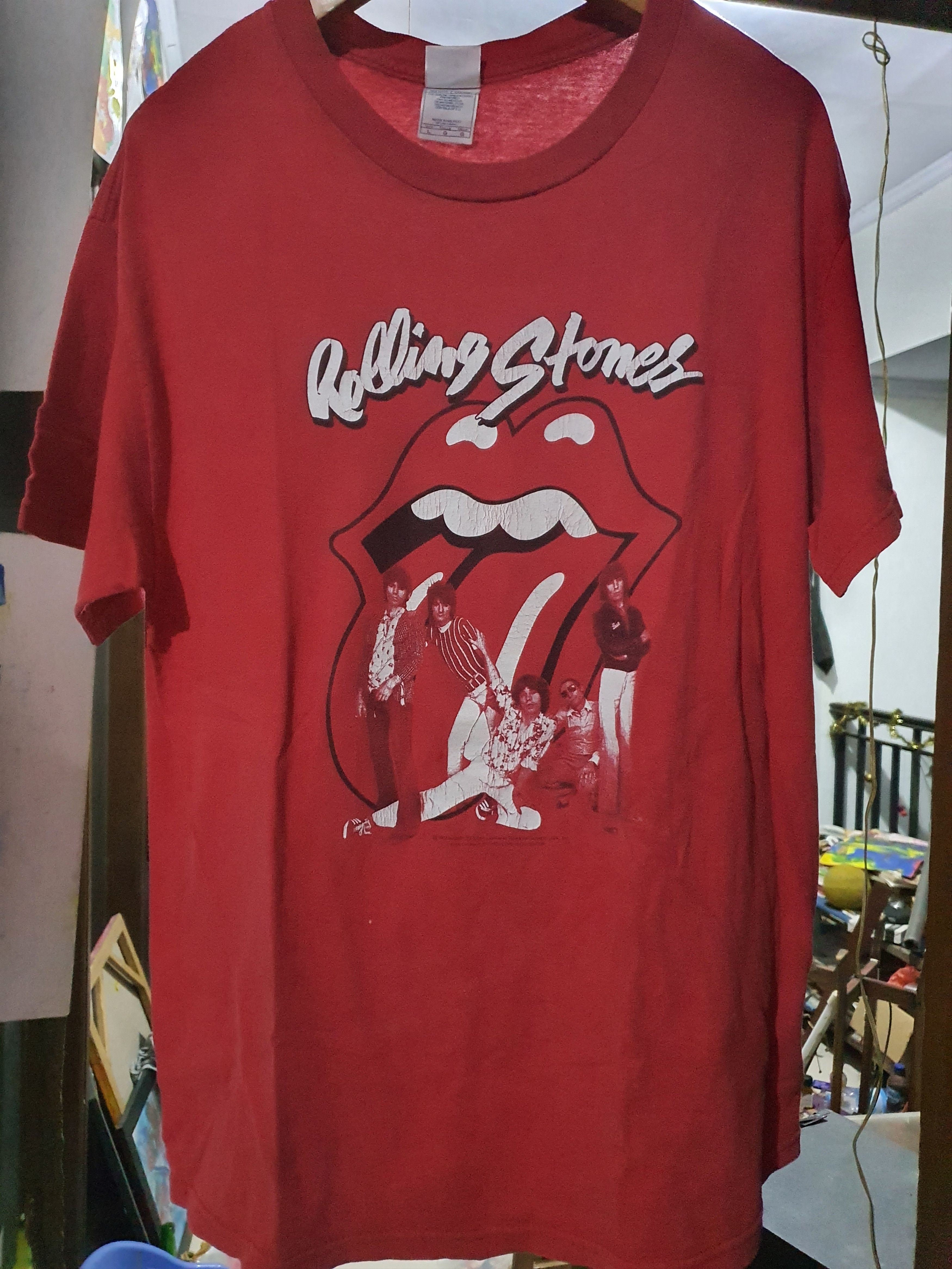 Band Tees × The Rolling Stones 🌹The Rolling Stones L 🌹 Size US L / EU 52-54 / 3 - 1 Thumbnail