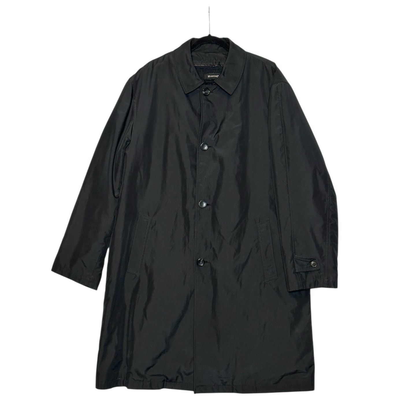 Milestone Milestone vintage black trench coat size 56 - XL Size US XL / EU 56 / 4 - 1 Thumbnail