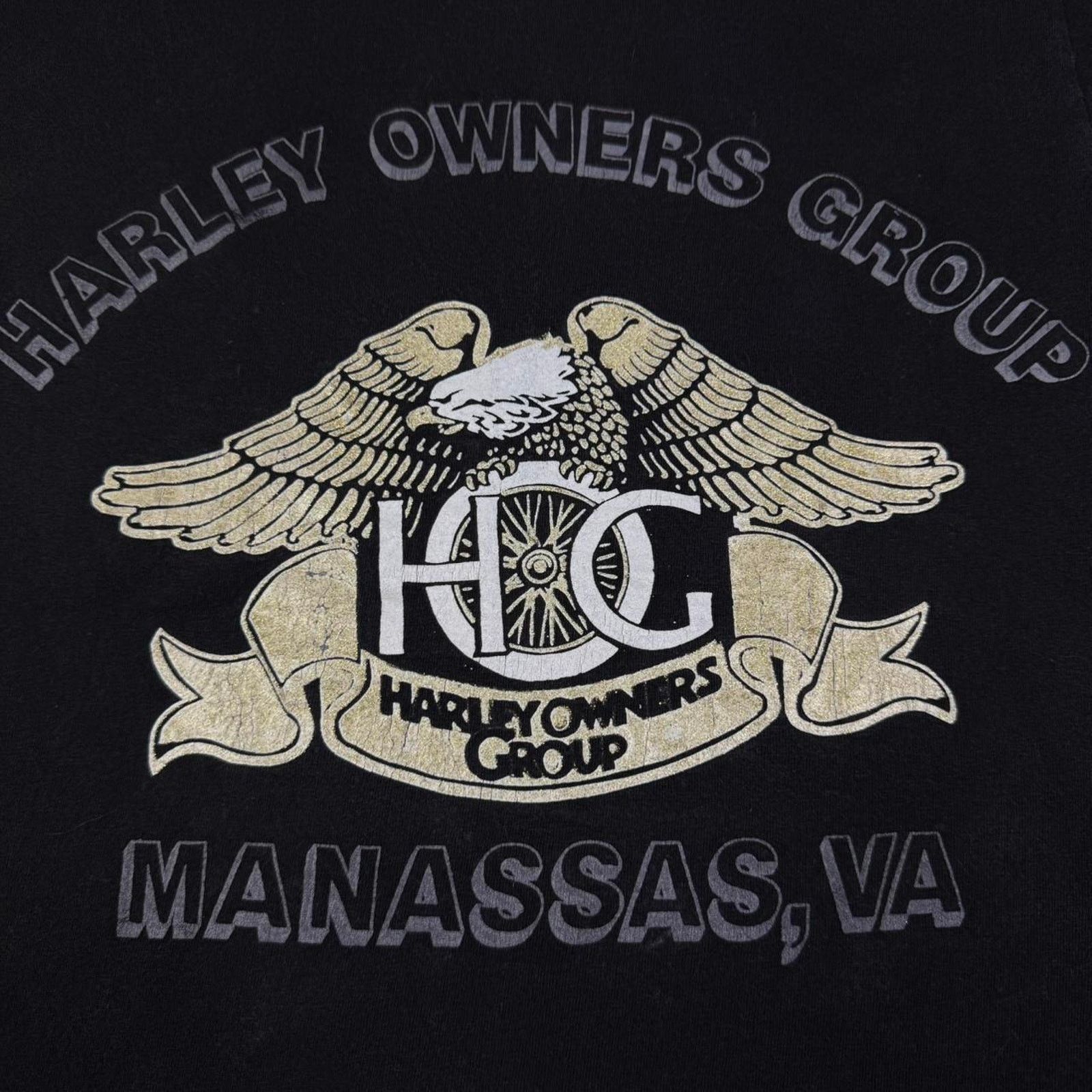 Harley Davidson Vintage 90s harley shirt harley HOG USA M Single Stitch VA Size US M / EU 48-50 / 2 - 5 Thumbnail