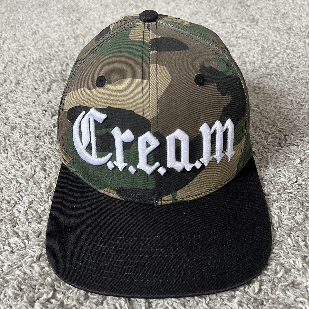 🔴Wu-Tang Hat Snapback Camouflage CREAM Rare Raekwon Gza