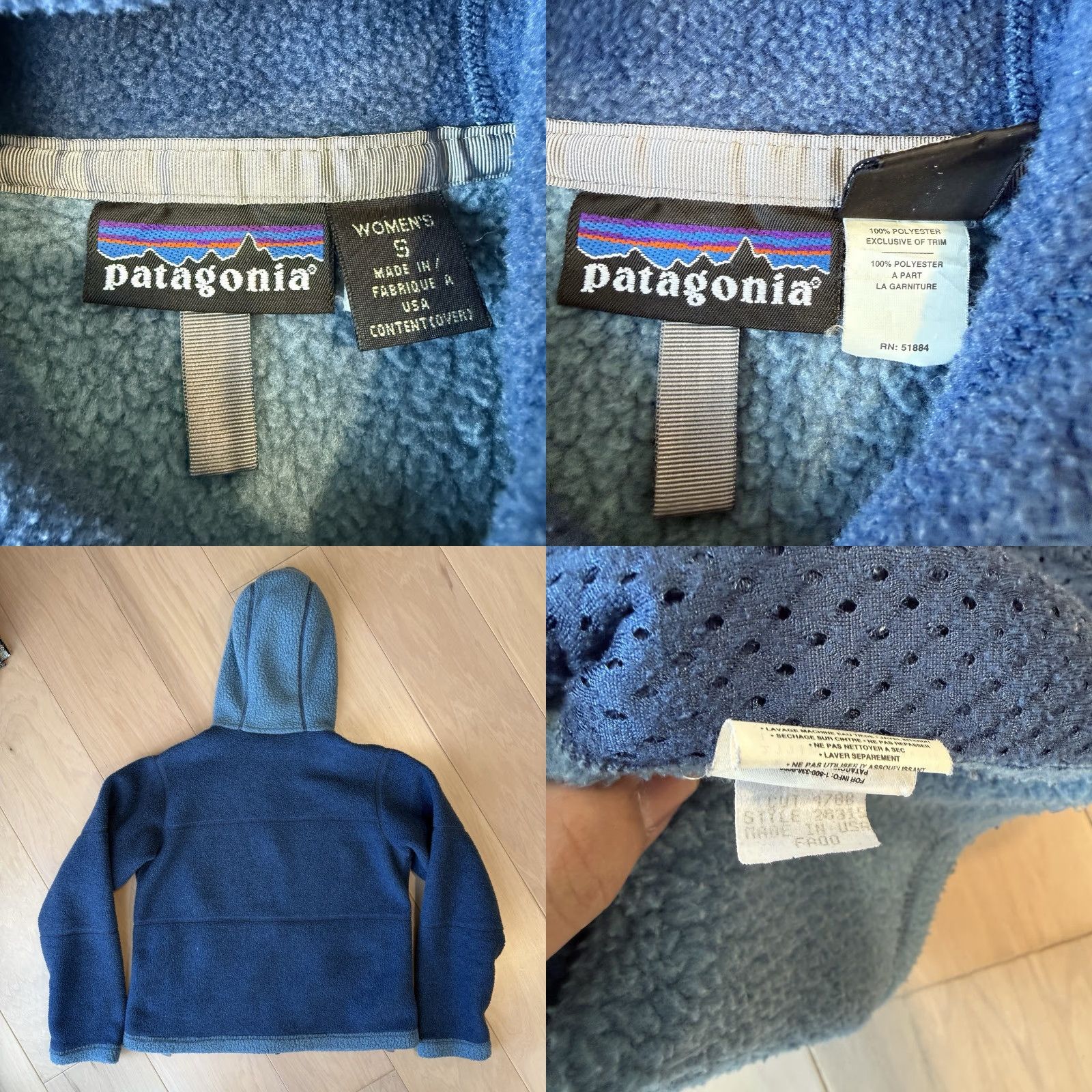 Patagonia VINTAGE Patagonia Synchilla Arctic Jacket Women's Small Blue Full Zip Outerwear Size S / US 4 / IT 40 - 8 Thumbnail