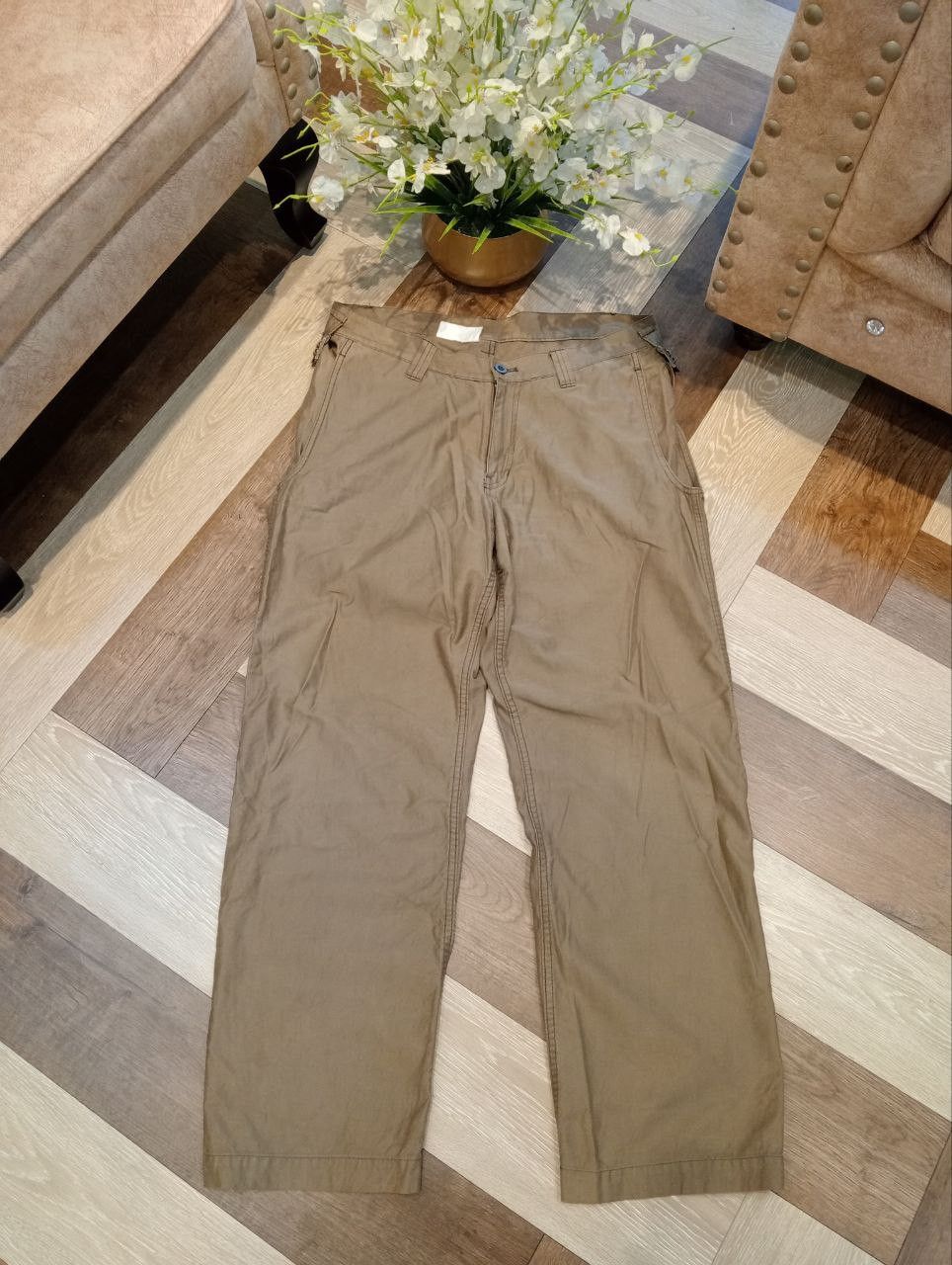 Final Home RARE FINAL HOME ISSEY MIYAKE DOUBLE WAIST ARMY PANTS Size US 36 / EU 52 - 1 Thumbnail