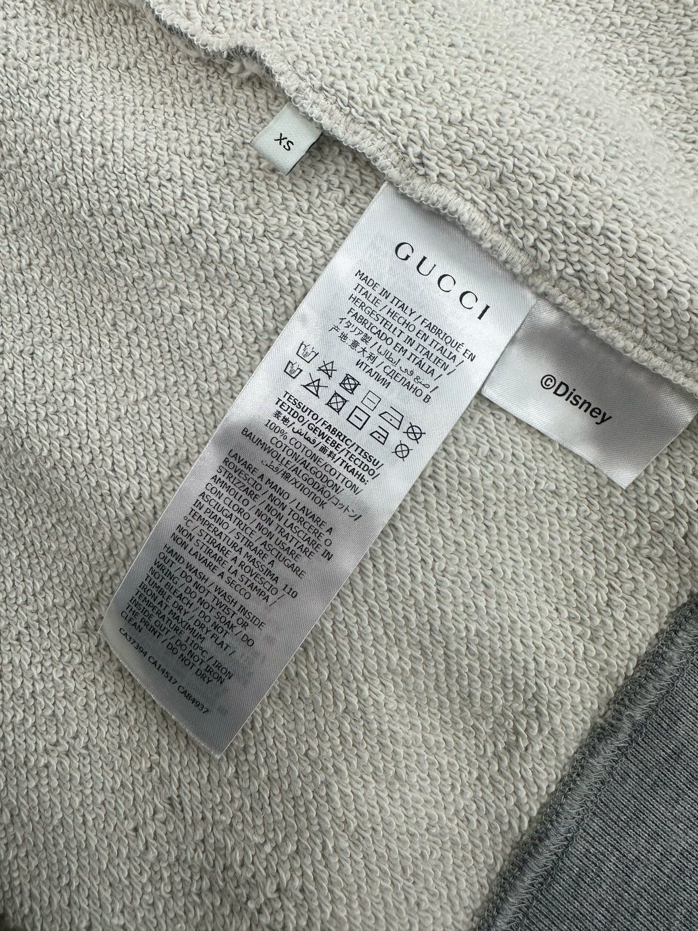 Gucci GUCCI x Disney Mickey Mouse Oversize Hoodie Wmns Gray Size XS / US 0-2 / IT 36-38 - 9 Thumbnail