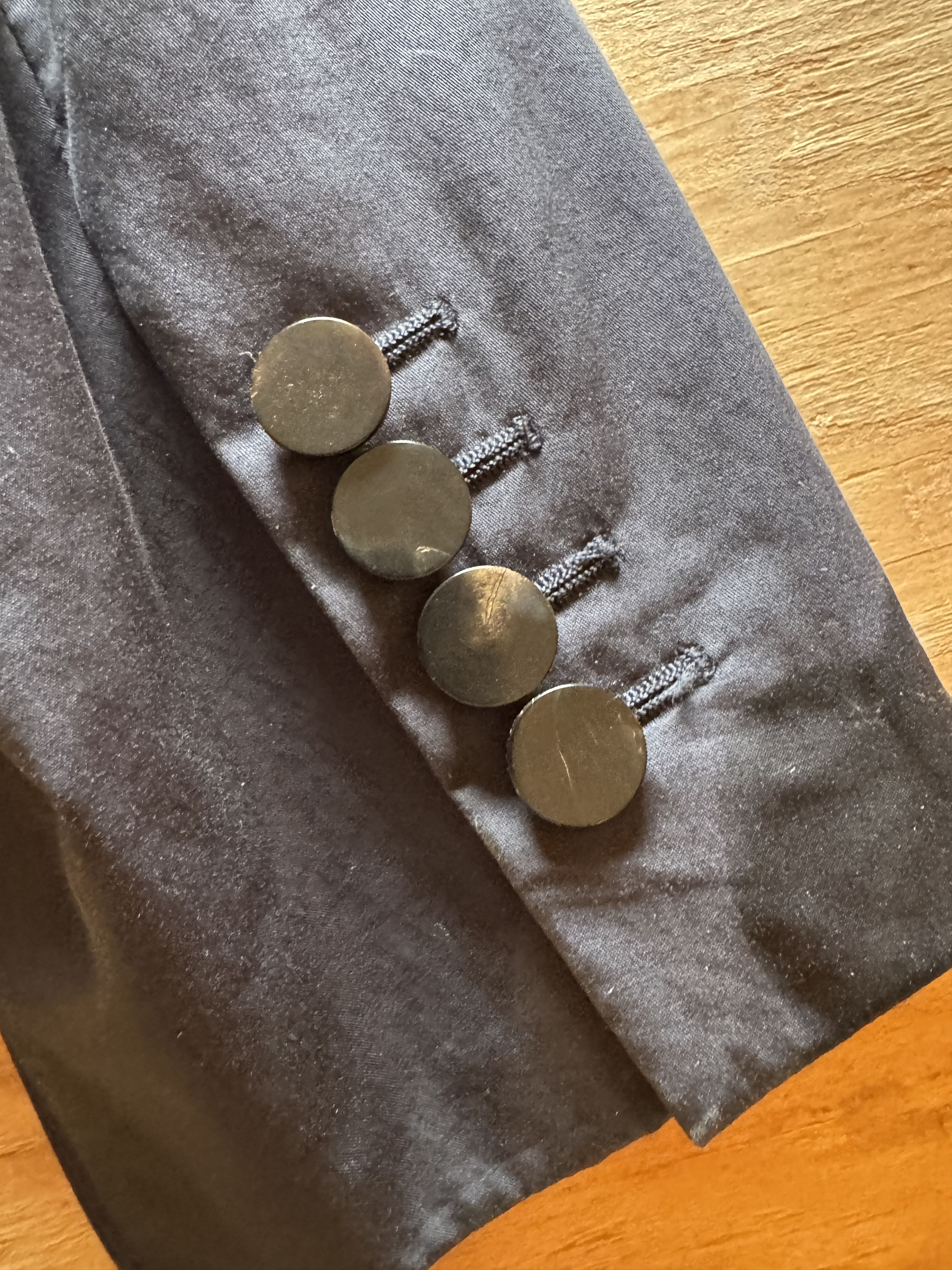 Lanvin Navy Blazer Size 38R - 6 Thumbnail
