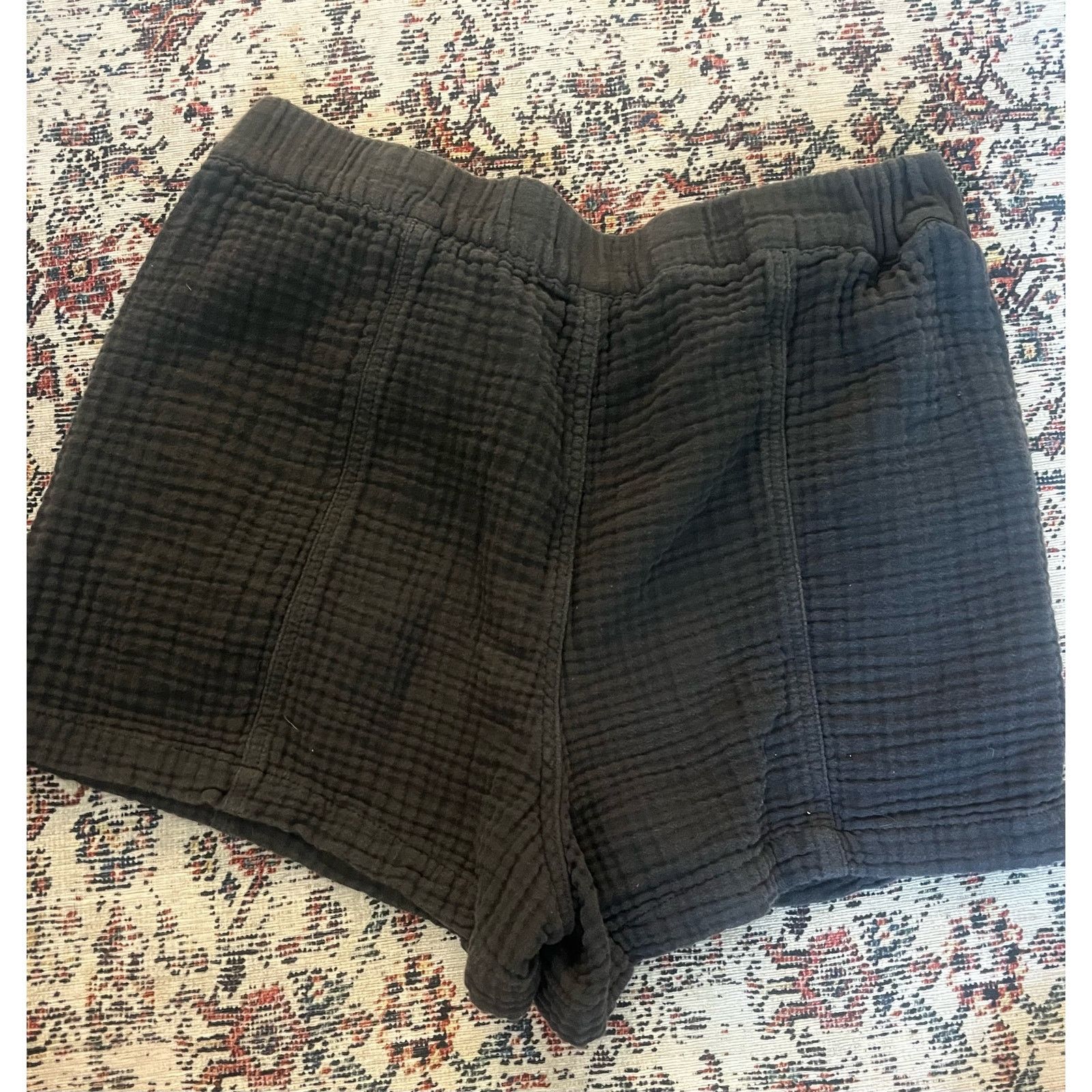 Madewell Madewell Women's Lightspun Pull-On Shorts Casual Gray Medium Size 28" / US 6 / IT 42 - 2 Thumbnail