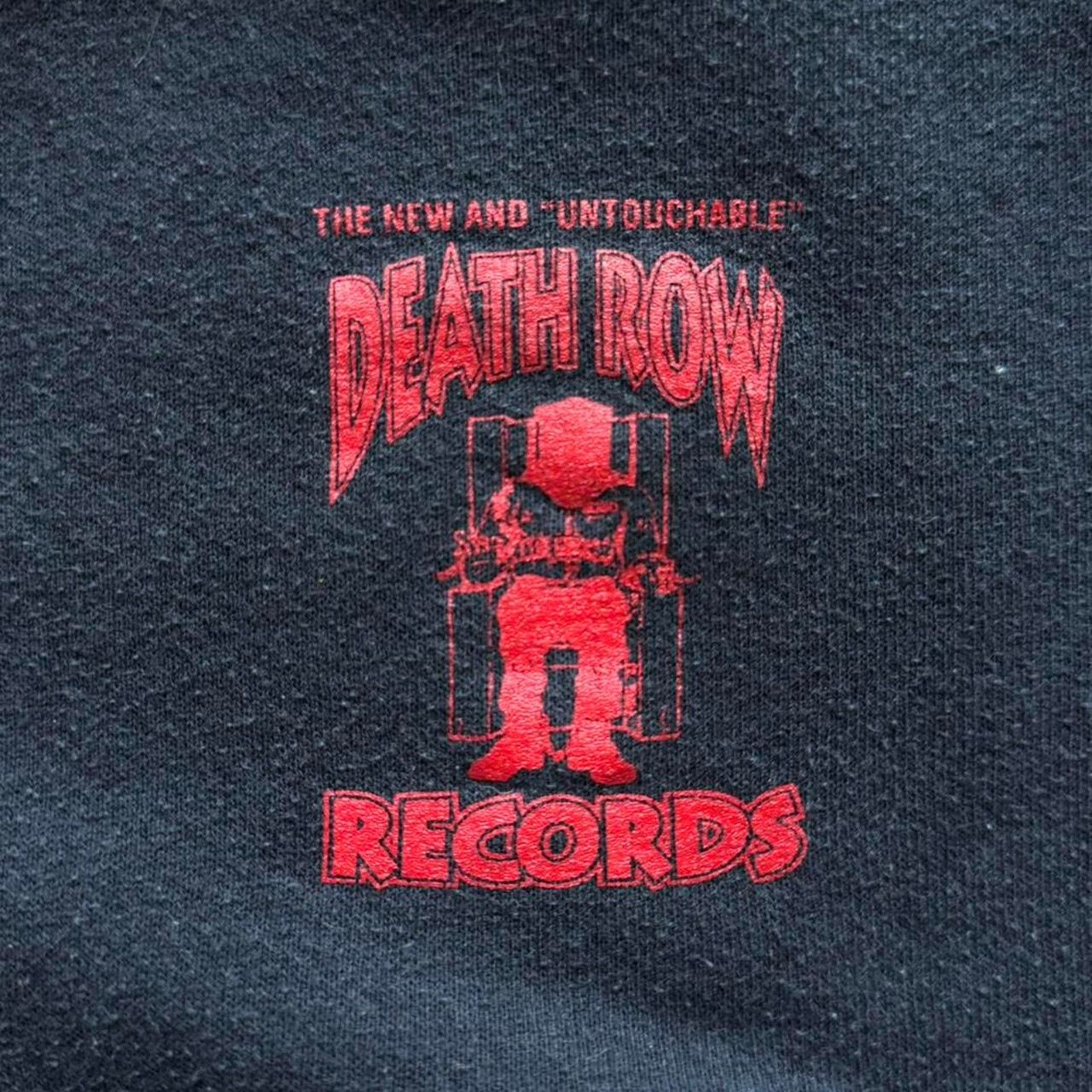 Death Row Records × Rap Tees × Vintage 90s Tupac “All Eyez on Me” Death Row Records Rap Hoodie Size US L / EU 52-54 / 3 - 6 Thumbnail