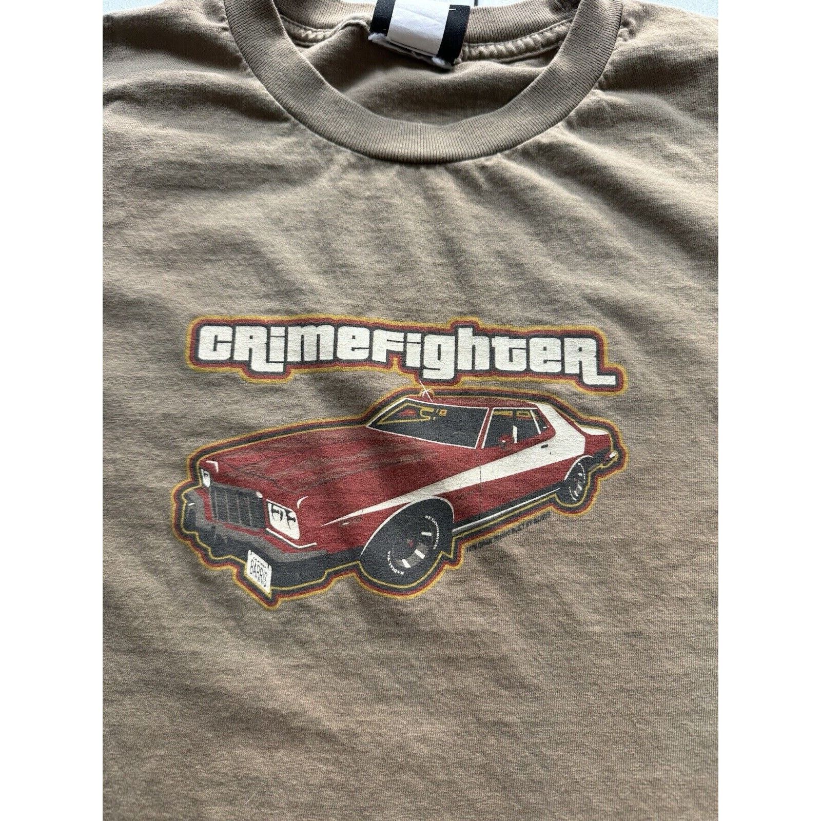 Other Vintage Barrie Justin Crimfighter T-Shirt Men’s L Brown Car Size US L / EU 52-54 / 3 - 2 Thumbnail