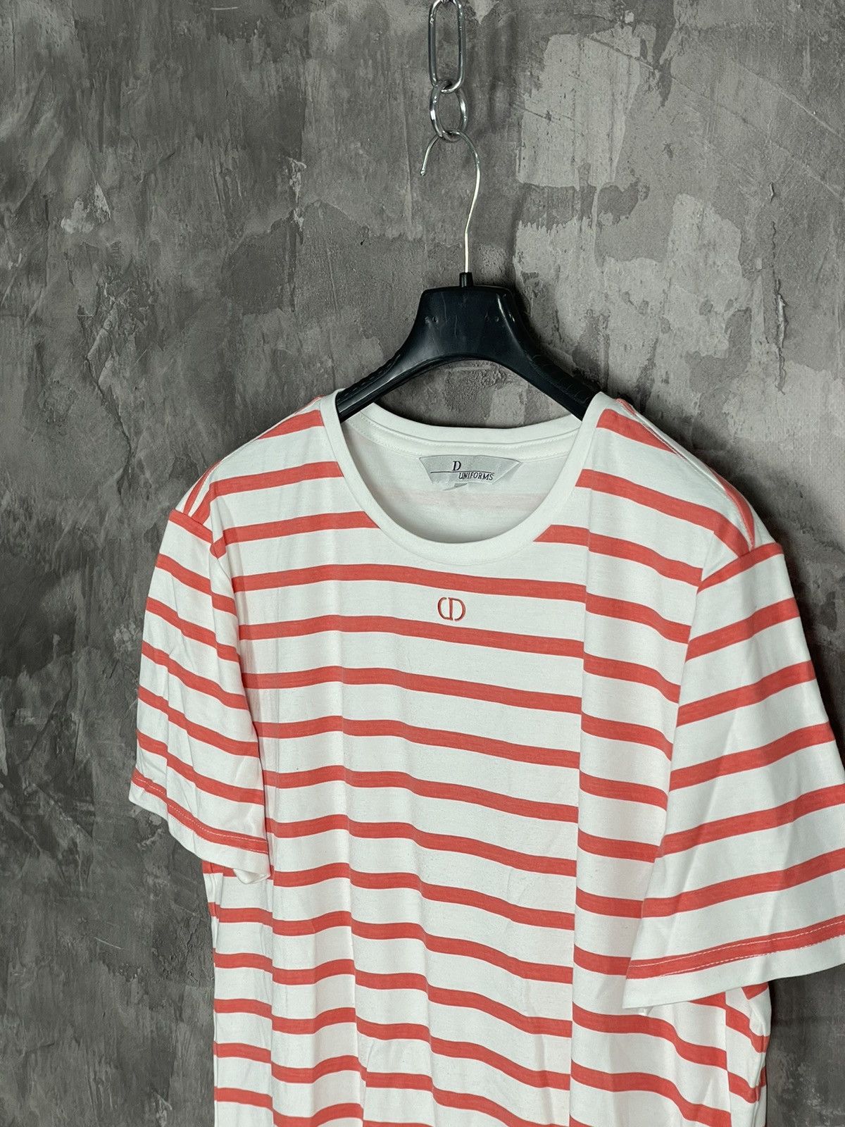 Vintage Dior Uniform Archive Luxury Striped T shirt Size US M / EU 48-50 / 2 - 6 Thumbnail