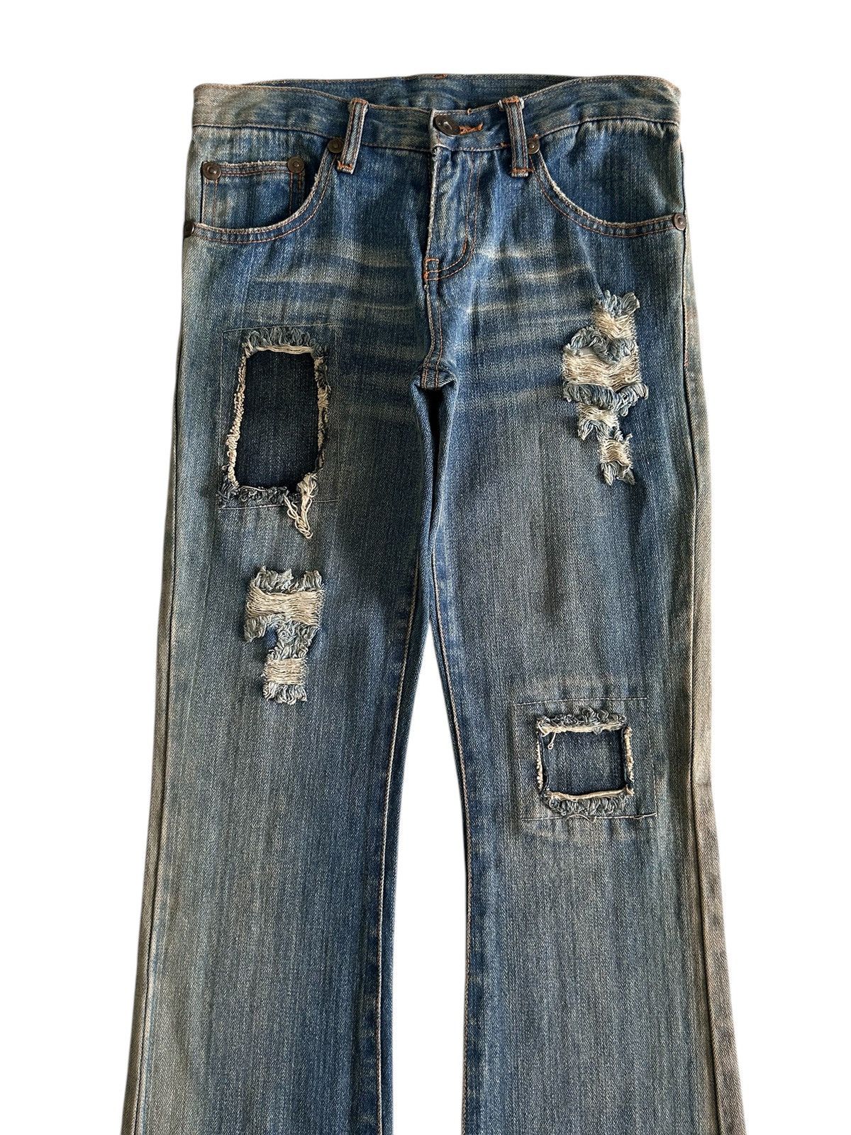 Japanese Brand × Vintage Vintage Japanese ROSA JEANS Patches Distressed Flare Denim Size US 27 - 11 Thumbnail