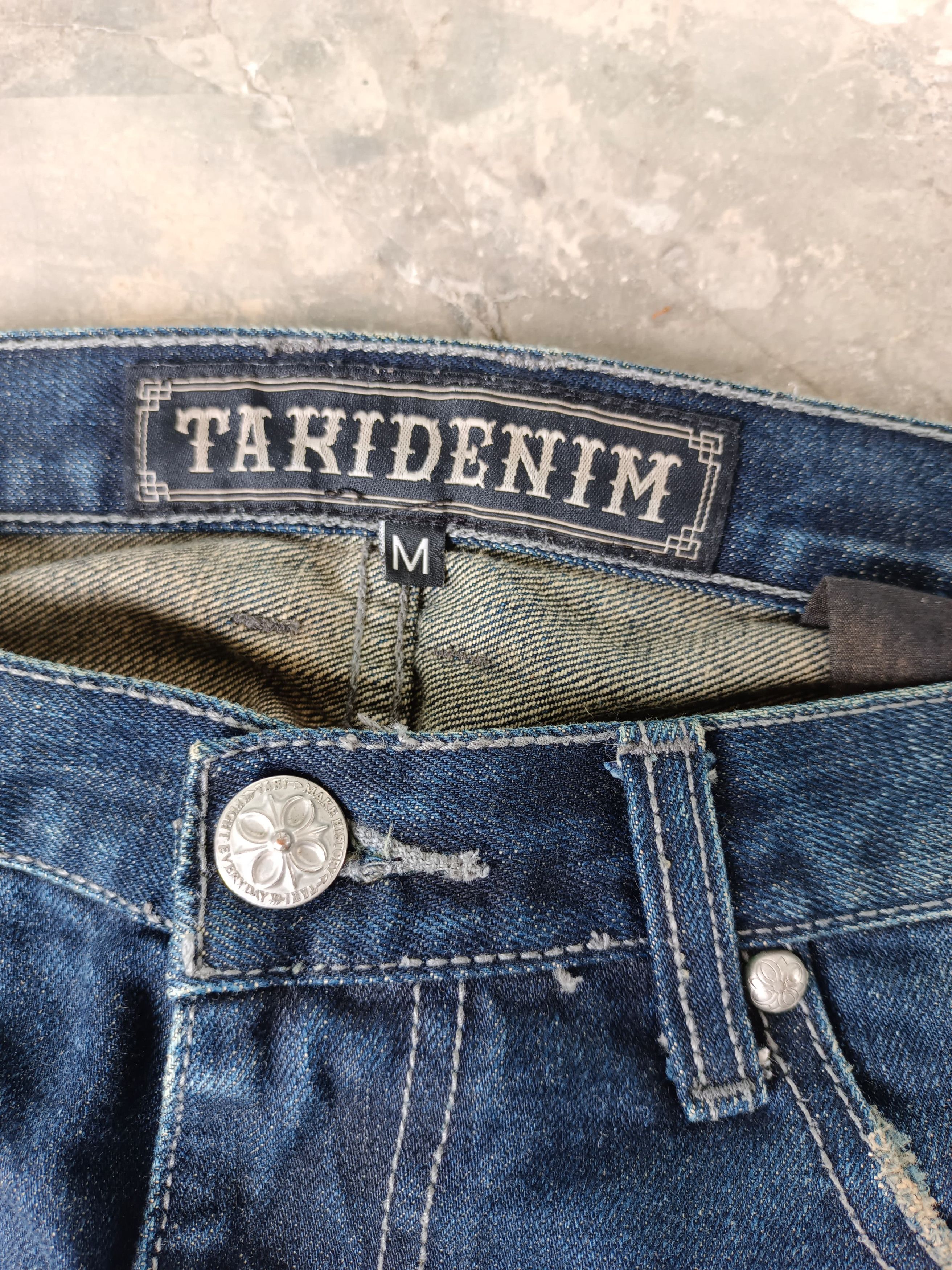 Japanese Brand RARE " Taki Cross Selvedge Denim Size US 32 / EU 48 - 6 Thumbnail
