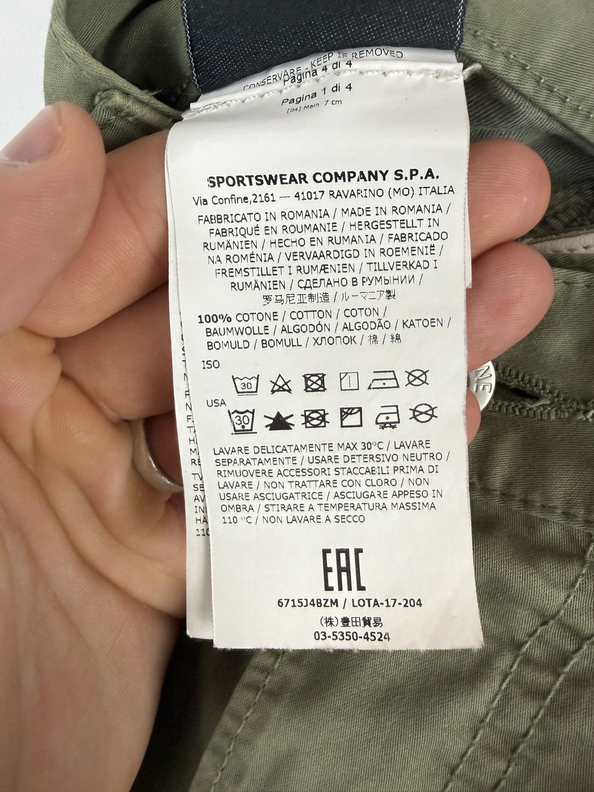 Stone Island Green Stone Island jeans Size US 30 / EU 46 - 10 Thumbnail