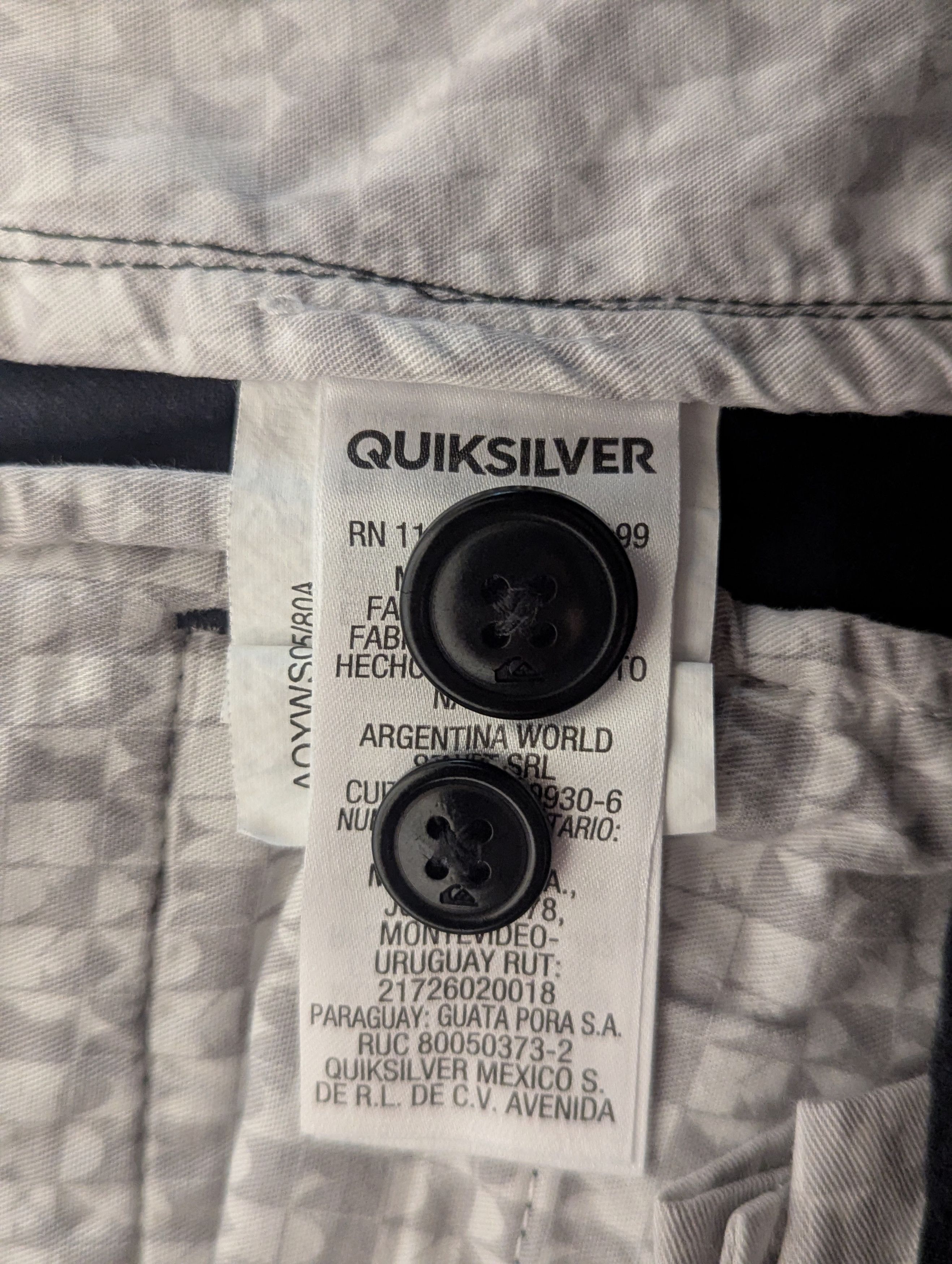 Quiksilver Y2K Quiksilver Black Shorts Size 32 Straight Fit Skate Surf Size US 32 / EU 48 - 4 Thumbnail