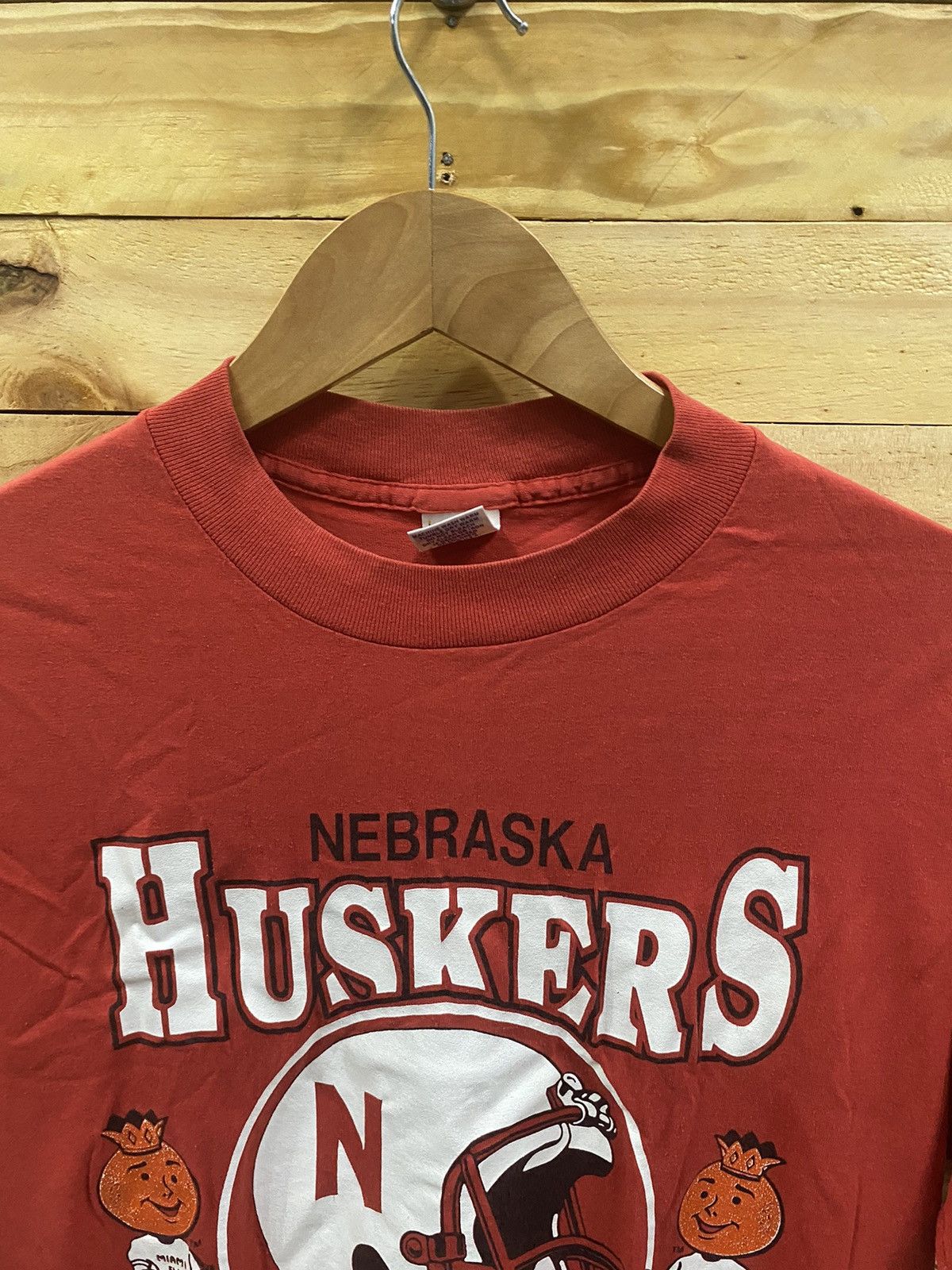 NFL × Vintage Vintage 80s nebraska huskers tee Size US S / EU 44-46 / 1 - 2 Thumbnail