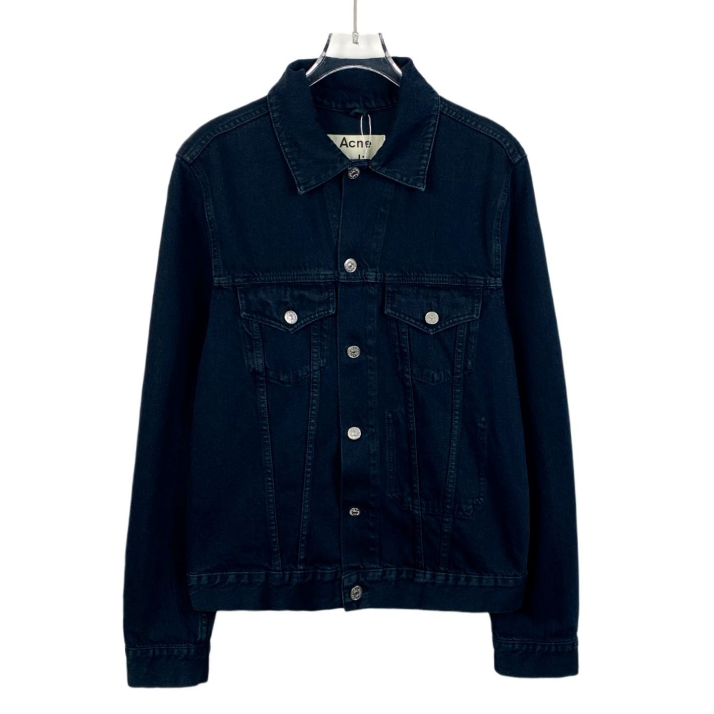 Acne Studios [Acne Studios] Dark Blue Cotton Notch Lapel Long Sleeve Deni Size US M / EU 48-50 / 2 - 1 Thumbnail
