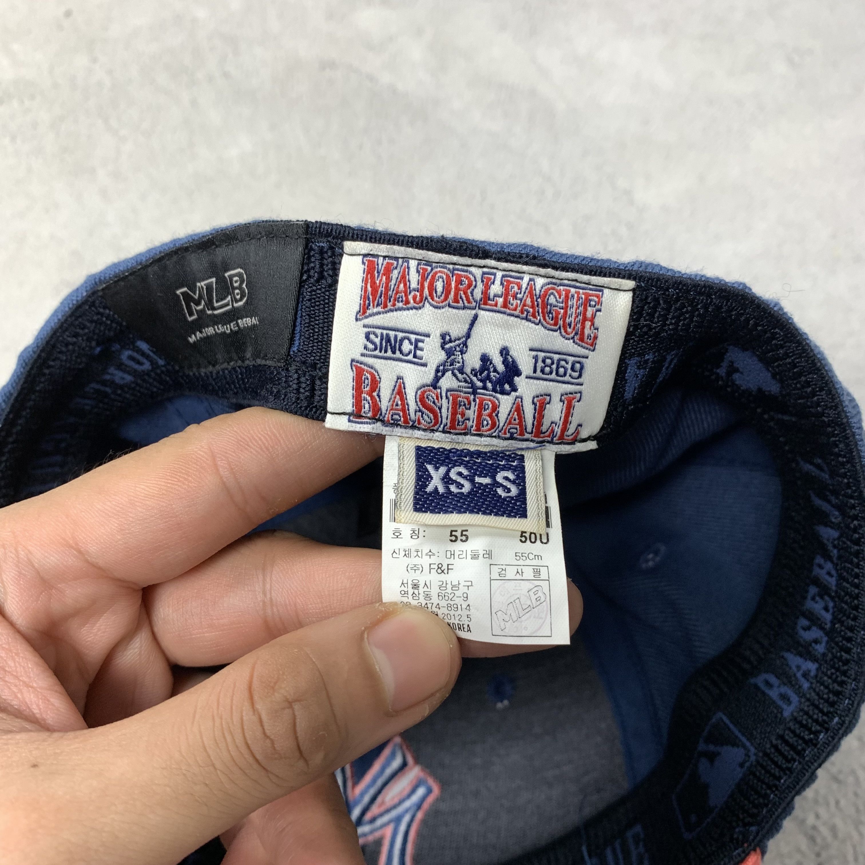 MLB Vintage MLB NY Yankees Fitted Cap Hat Size ONE SIZE - 5 Thumbnail
