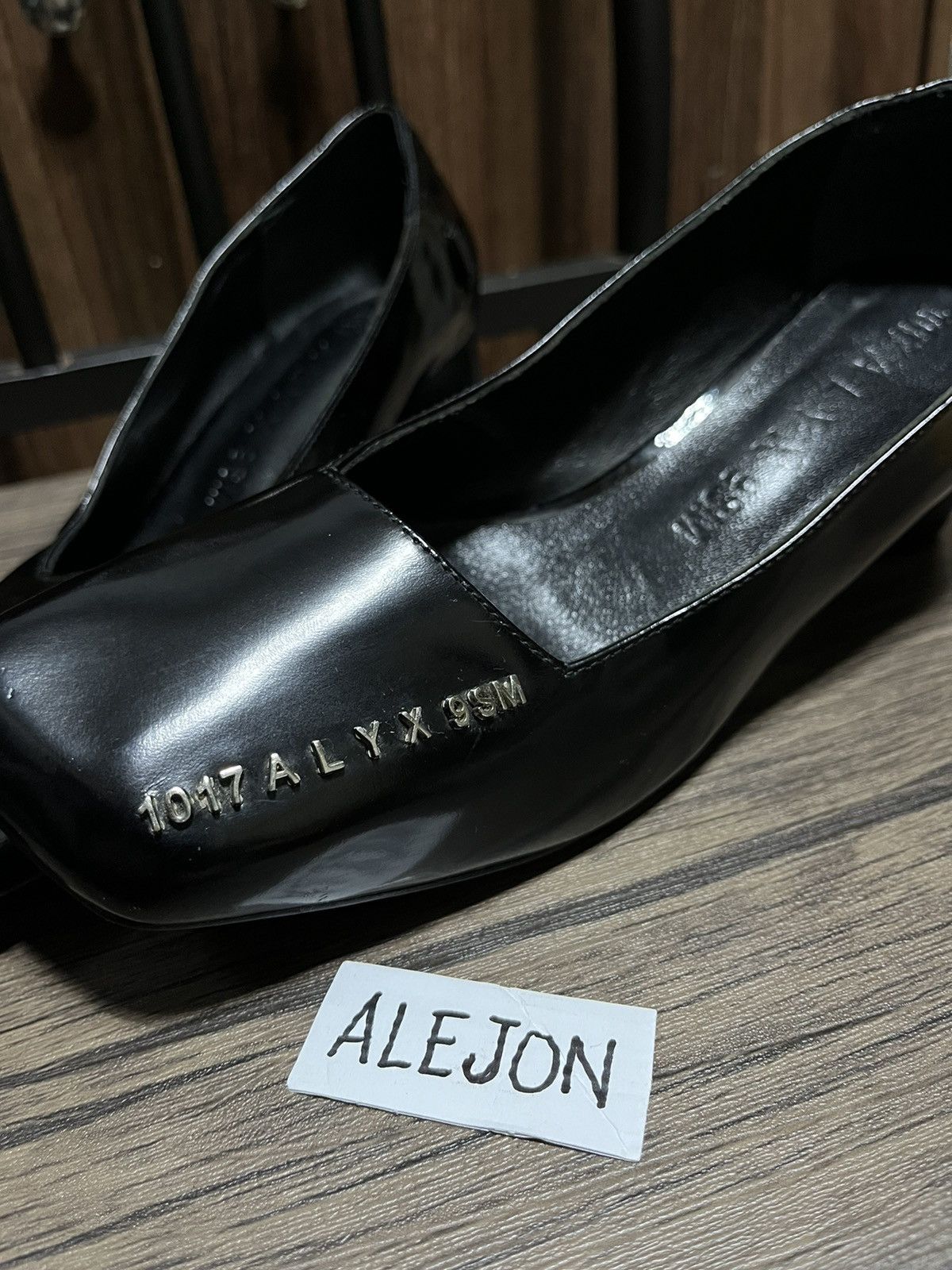 1017 ALYX 9SM 1017 ALYX 9SM BLACK PATENT MEDIUM HEELS Size US 7 / IT 37 - 3 Thumbnail