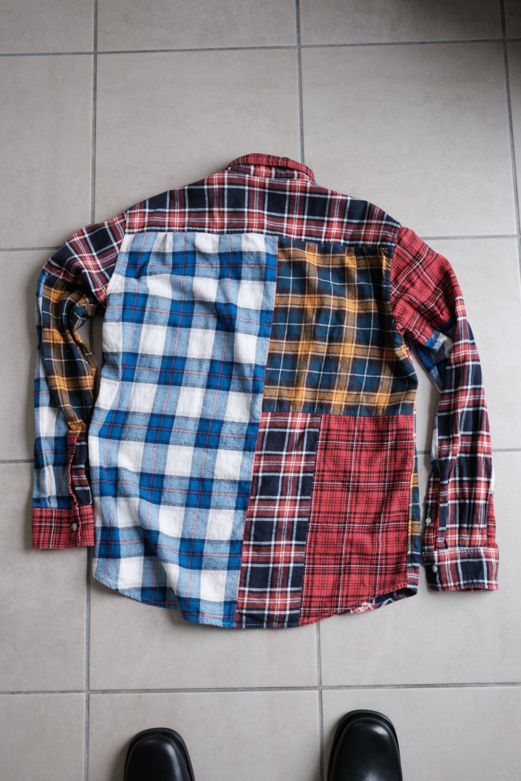 Stussy Stussy Mixed Plaid Patchwork Flannel Size US M / EU 48-50 / 2 - 2 Thumbnail