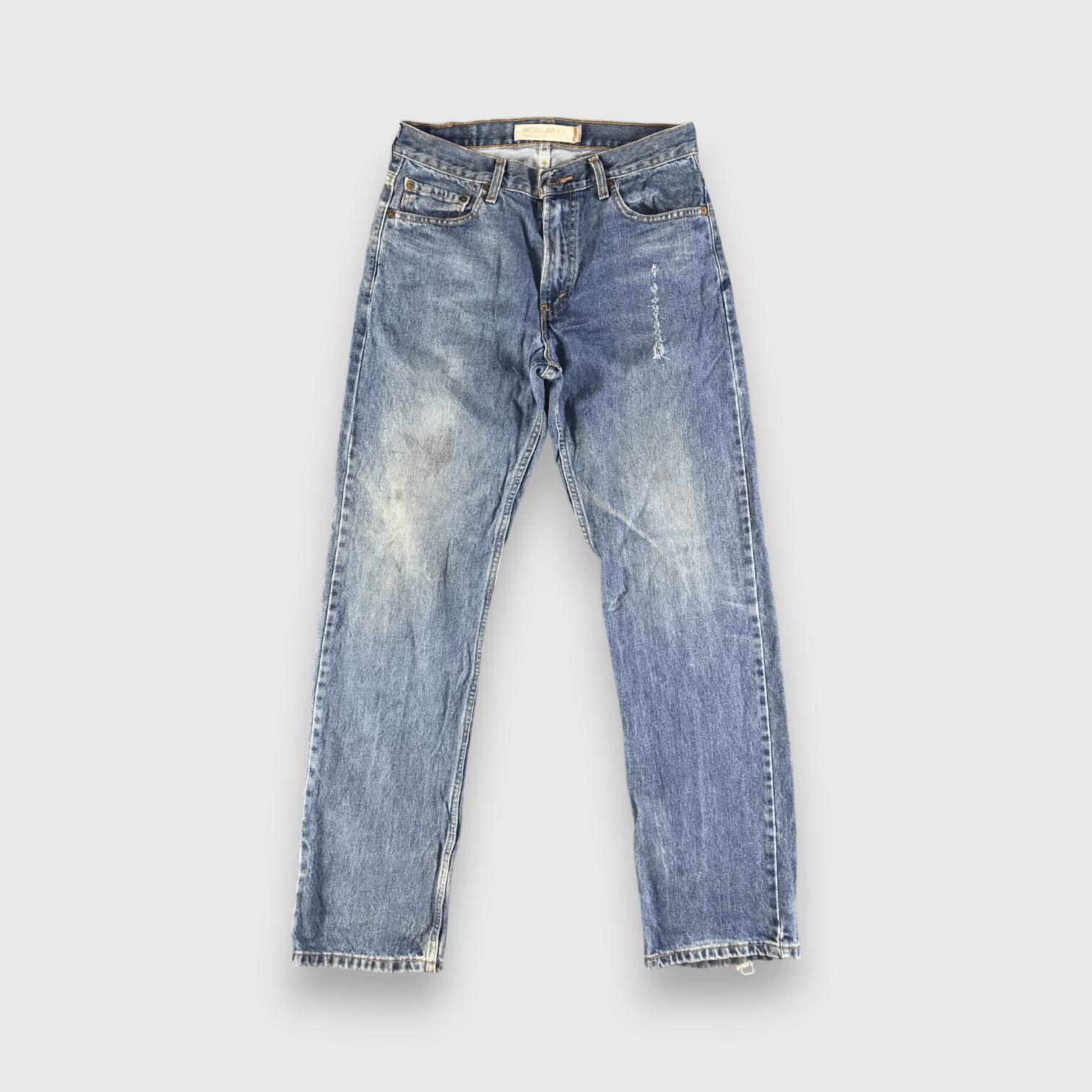 Levi's Vintage Blue Wash Levis 505 Jeans-J3360 Size US 31 - 1 Thumbnail