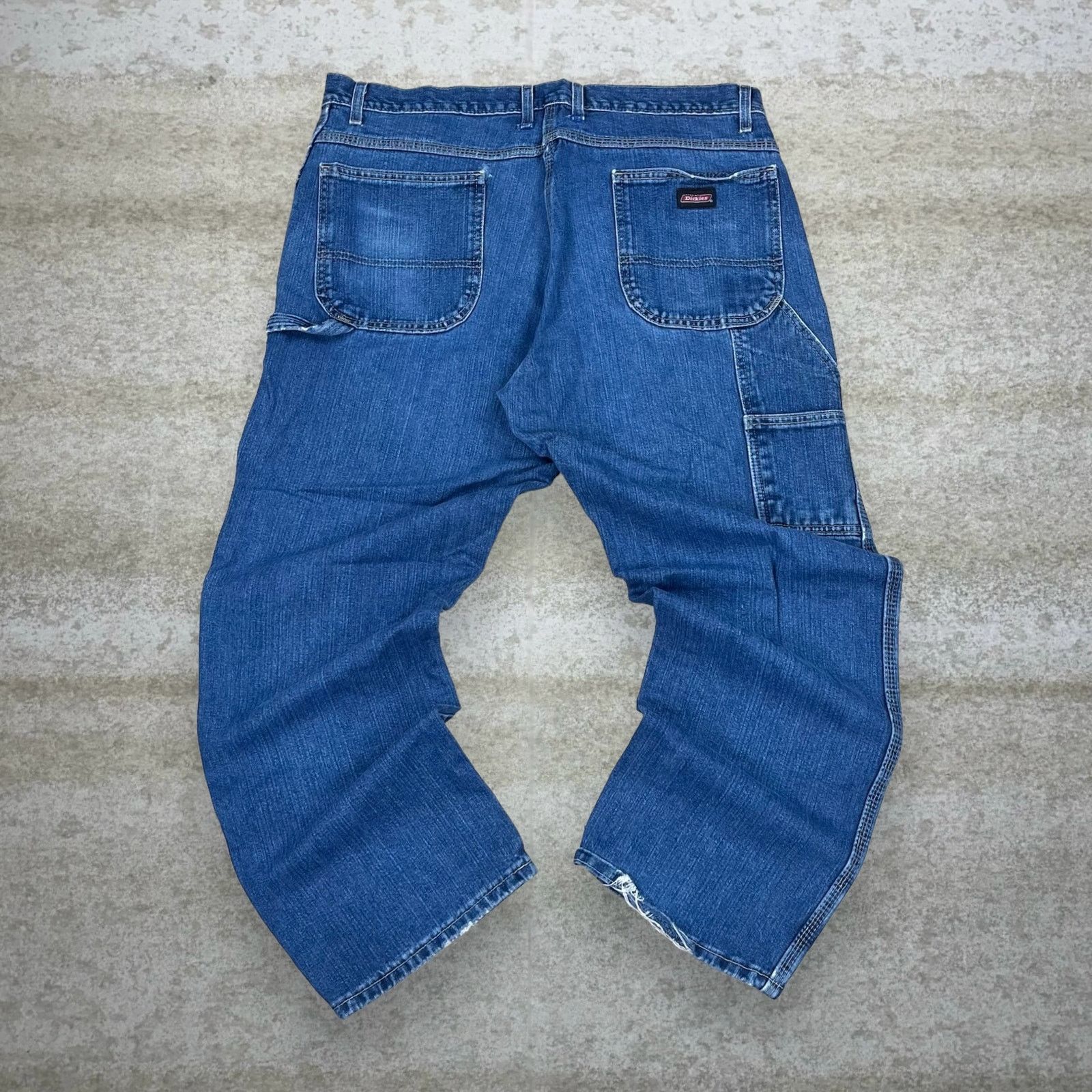 Dickies Vintage 90s Dickies Carpenter Jean 38x30 Relaxed Medium Wash Size US 38 / EU 54 - 1 Thumbnail