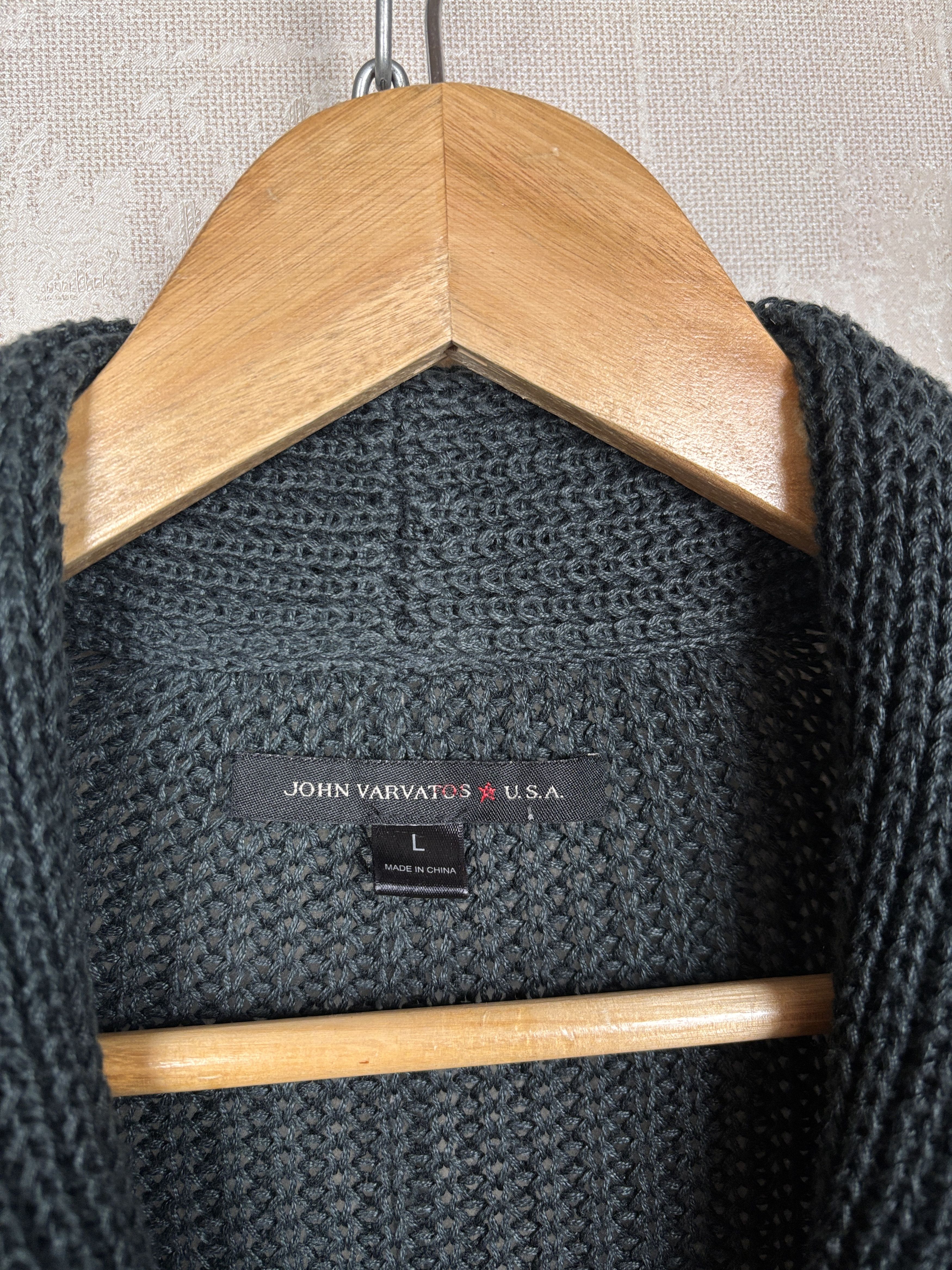 John Varvatos John Varvatos U.S.A. Linen Shawl Collar Cardigan Sweater Size US L / EU 52-54 / 3 - 5 Thumbnail
