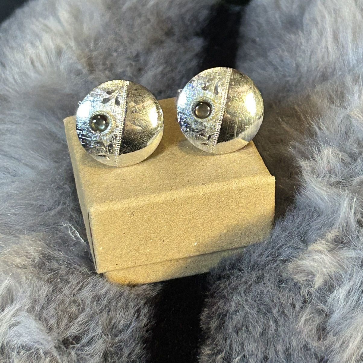 Vintage Gentleman’s Vintage JML Sterling art deco etched cuff links Size ONE SIZE - 1 Thumbnail
