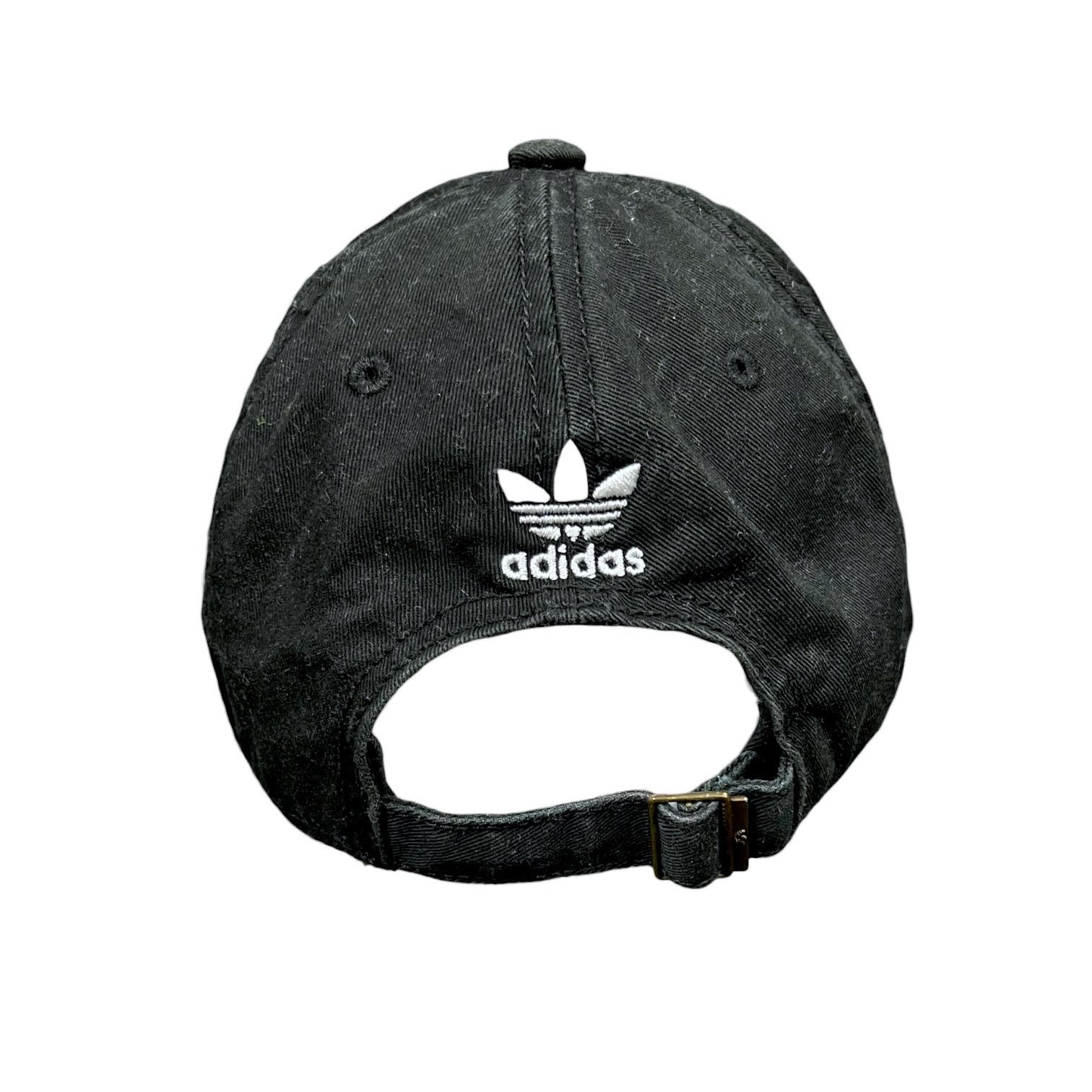 Adidas Men's Adidas Classic Black & White Strapback Dad Hat Cap Size ONE SIZE - 2 Thumbnail