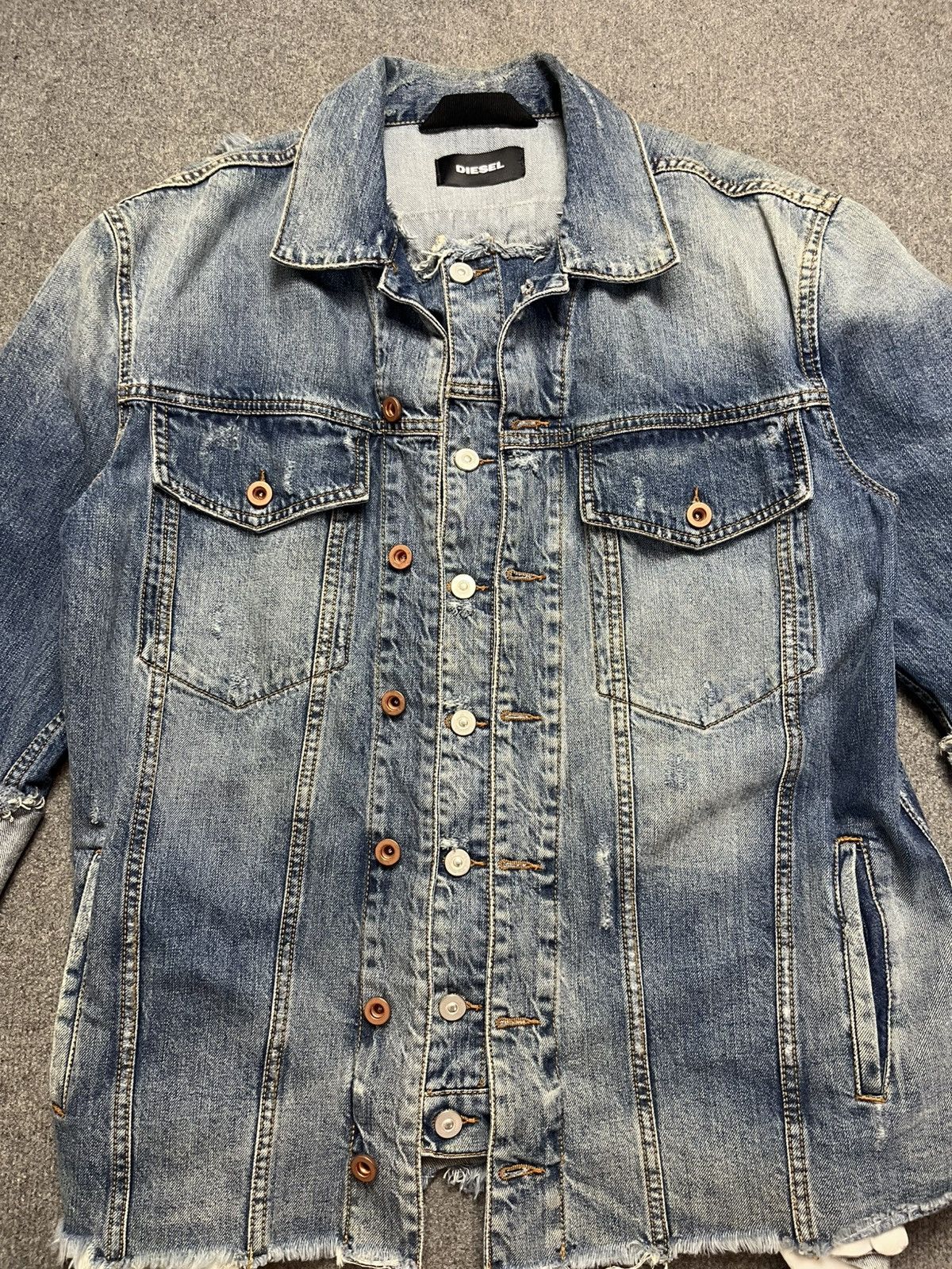 Diesel × If Six Was Nine × Le Grande Bleu (L.G.B.) Diesel avant garde denim jacket Size US S / EU 44-46 / 1 - 5 Thumbnail