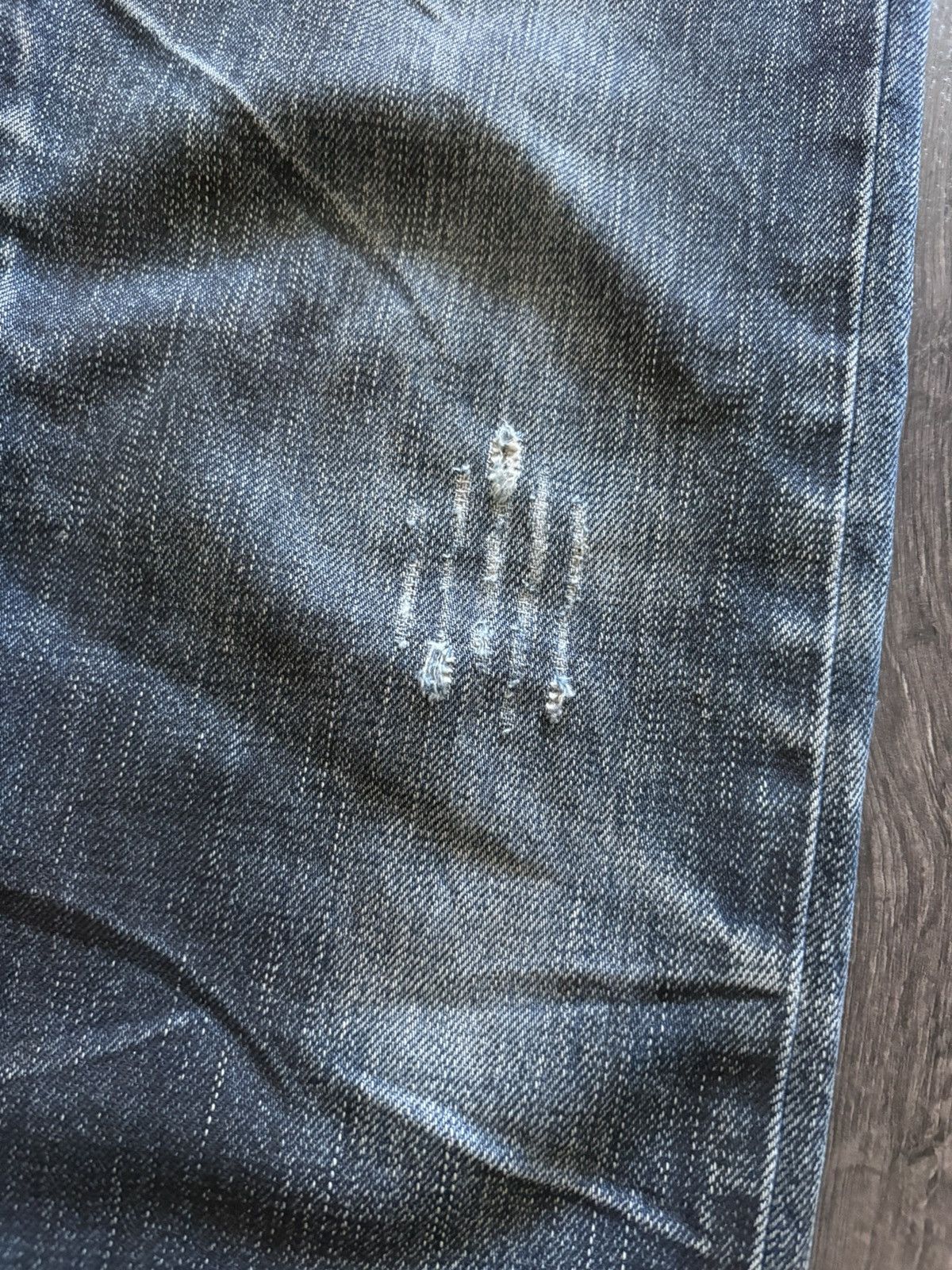 Hedi Slimane *Sold* Dior Homme By Hedi Slimane SS03 Clawmark Denim Size US 31 - 4 Thumbnail