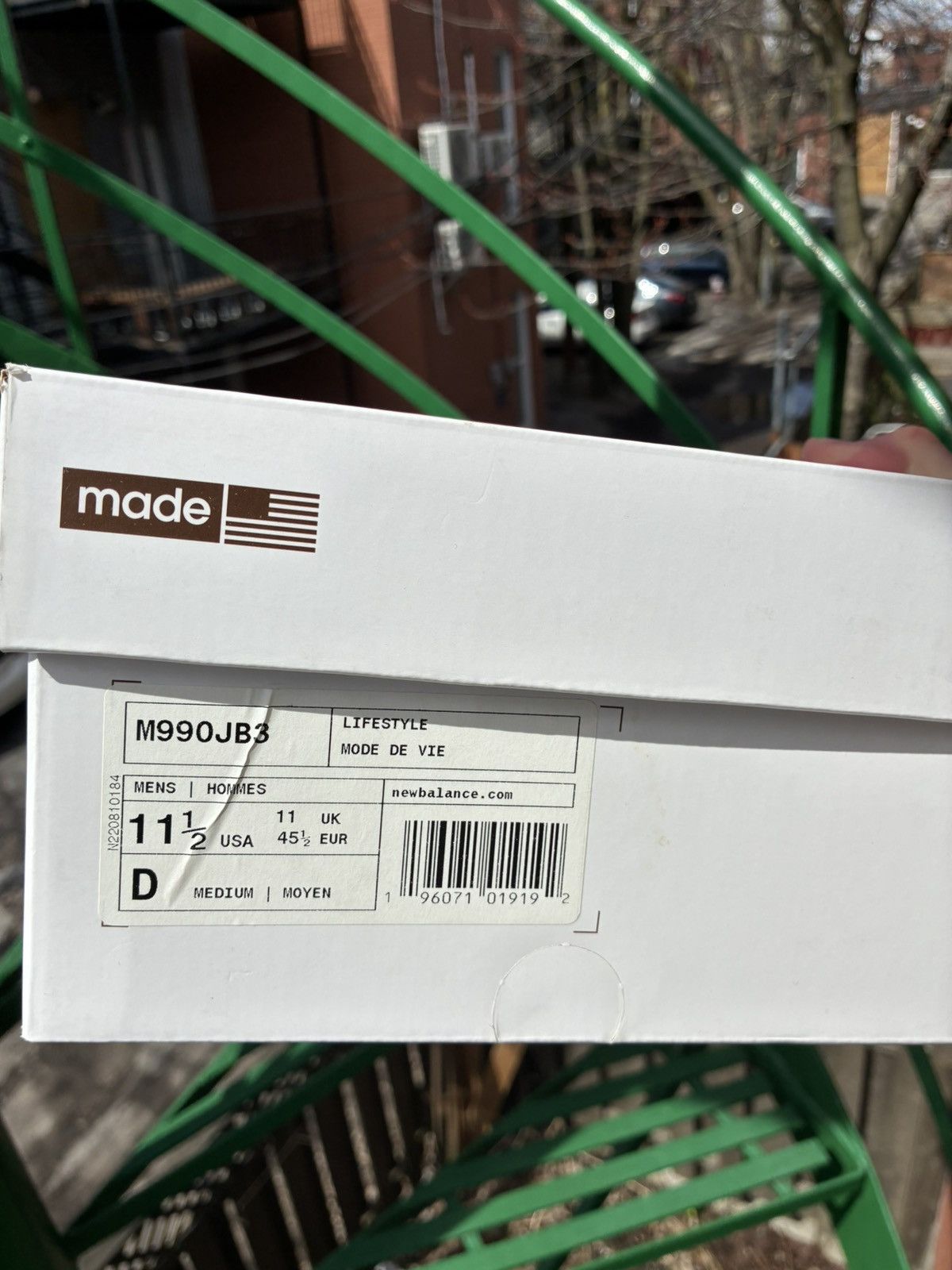 JJJJound × New Balance New Balance JJJJound x 990v3 Size US 11.5 / EU 44-45 - 6 Thumbnail