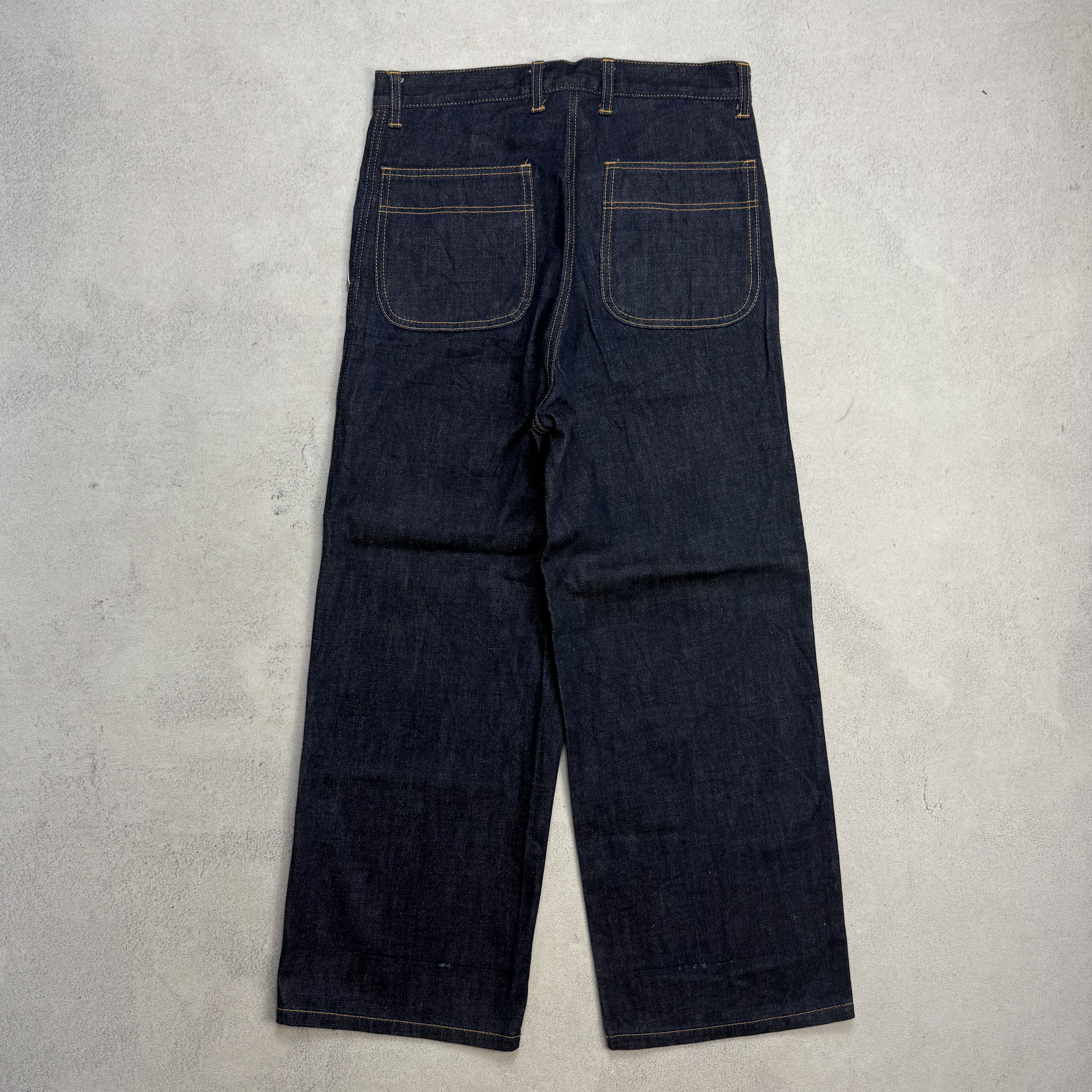 Comme des Garcons AD2006 Tricot Comme Des Garcons Wide Leg Baggy Denim Size US 32 / EU 48 - 2 Thumbnail