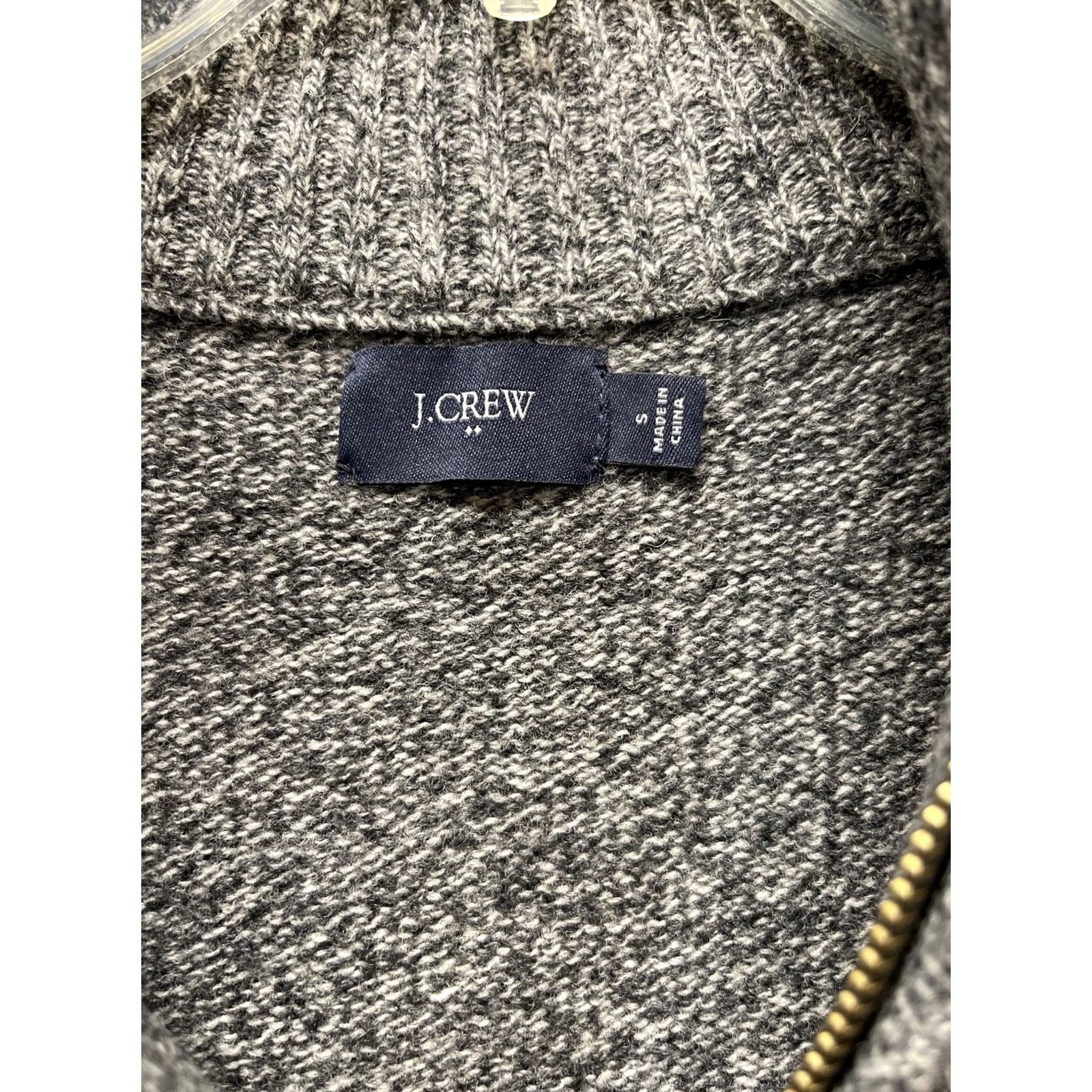 J.Crew J.Crew Lambswool Half Zip Gray XS Sweater Size US S / EU 44-46 / 1 - 2 Thumbnail