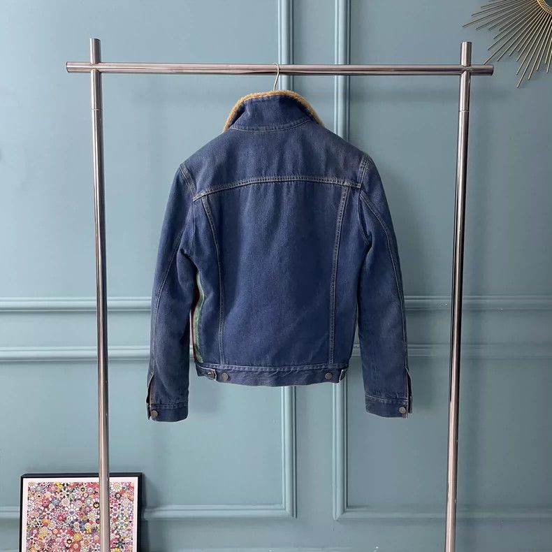 Gucci Gucci Lamb cashmere blue denim jacket 2503-Nextarrow Size US S / EU 44-46 / 1 - 2 Thumbnail