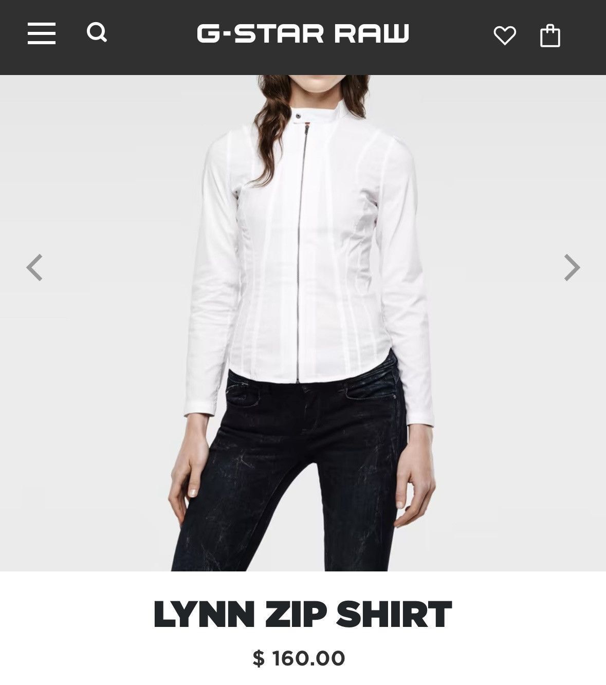 Designer × G-Star G-Star Lynn Zip Shirt Size M / US 6-8 / IT 42-44 - 9 Thumbnail
