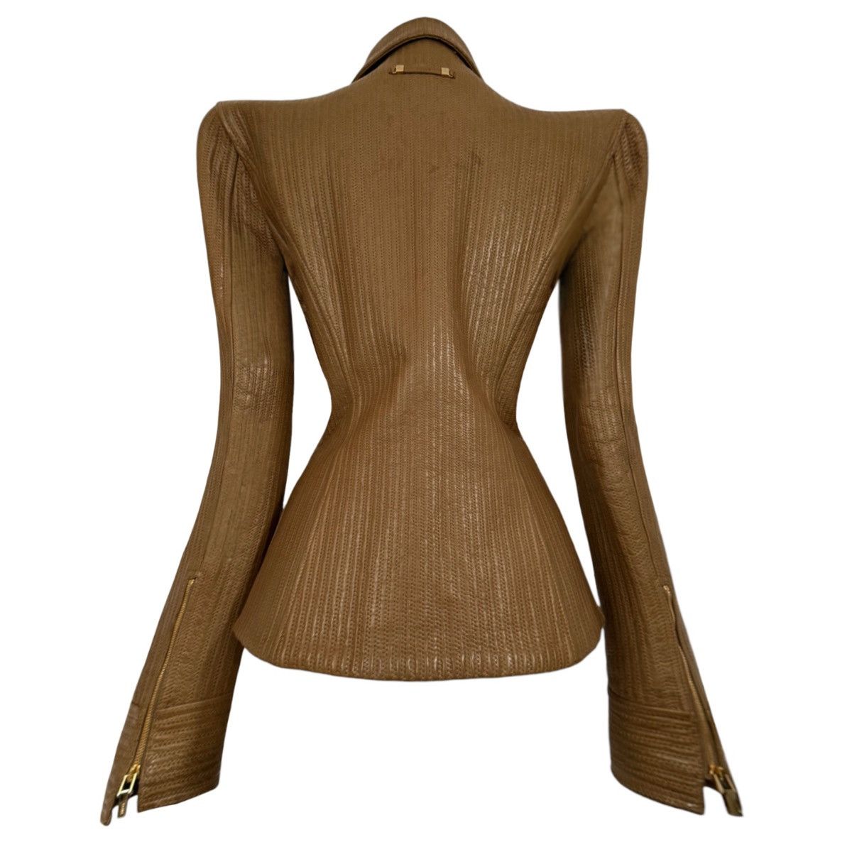 Gucci Gucci by Tom Ford Runway leather jacket Size S / US 4 / IT 40 - 2 Thumbnail