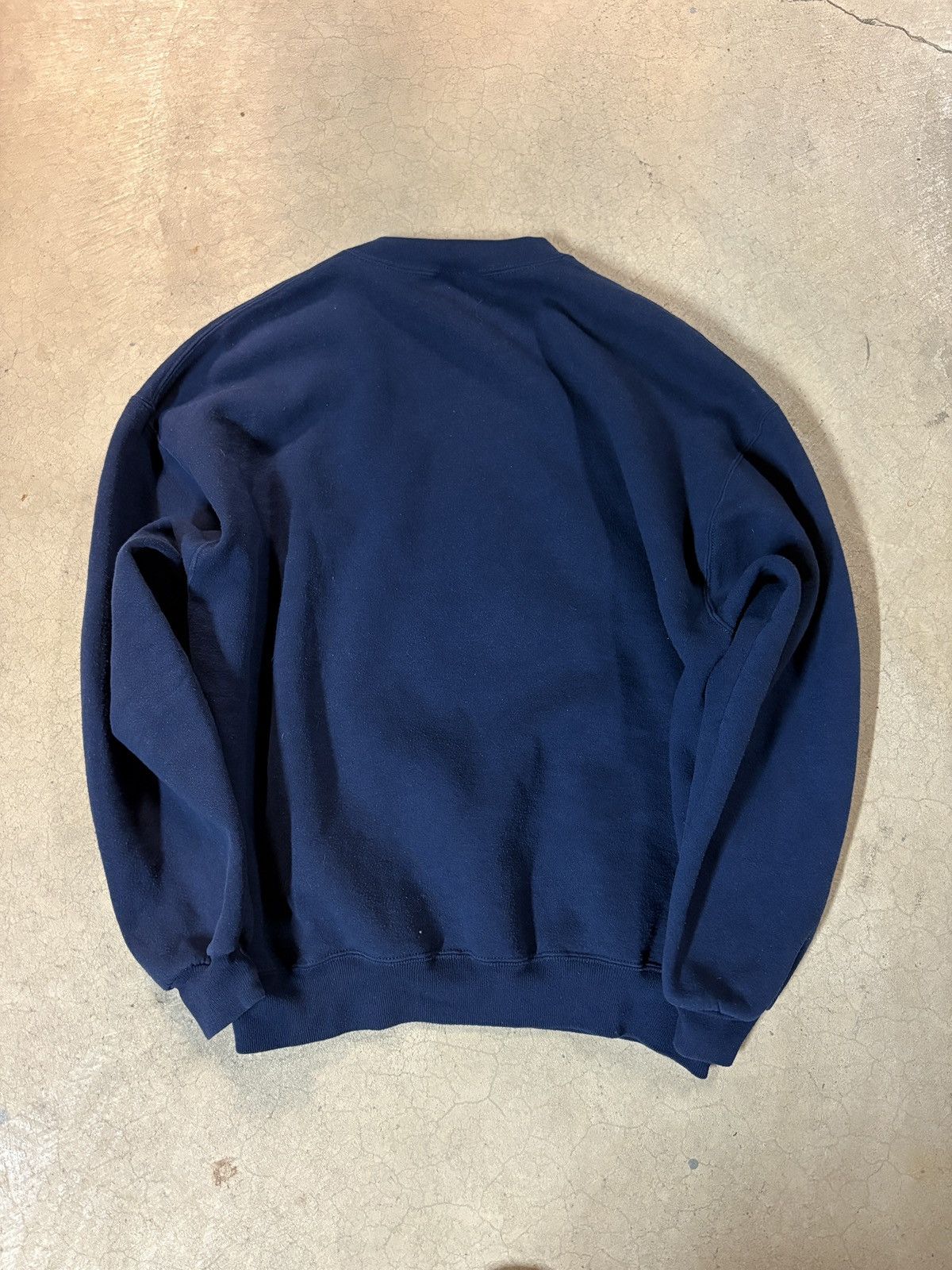Jerzees × Vintage Vintage 90s Jerzees Lake Geneva Crewneck Sweatshirt Navy XL Size US XL / EU 56 / 4 - 3 Thumbnail