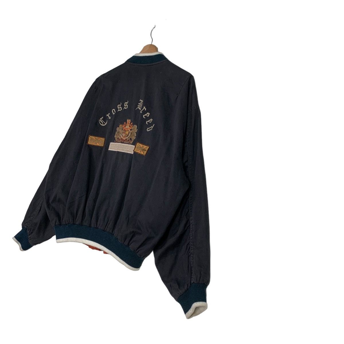 Japanese Brand CROSS BREED Big Logo Reversible Bomber Jacket #0118-C7 Size US L / EU 52-54 / 3 - 2 Thumbnail