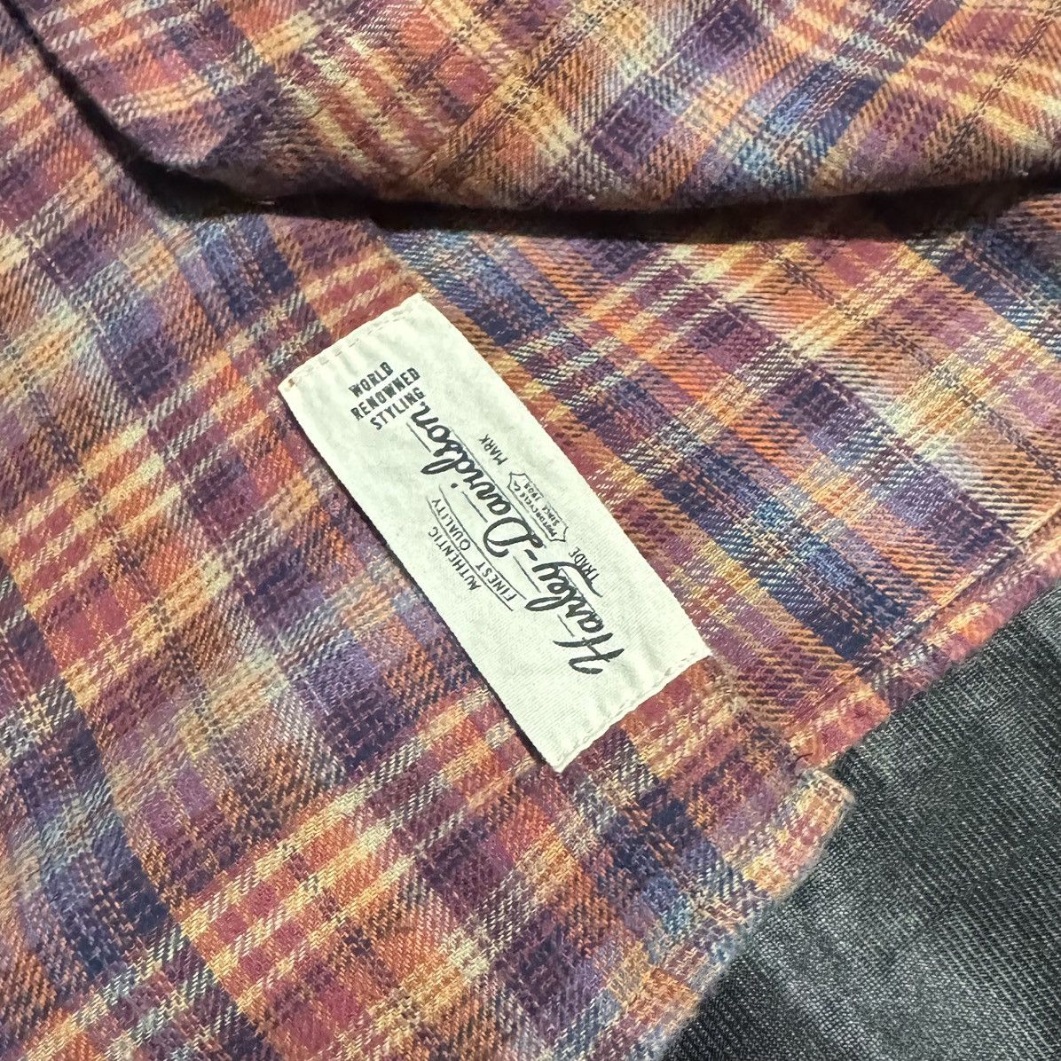 Harley Davidson Flannel shirt Harley Davidson Size US XL / EU 56 / 4 - 5 Thumbnail