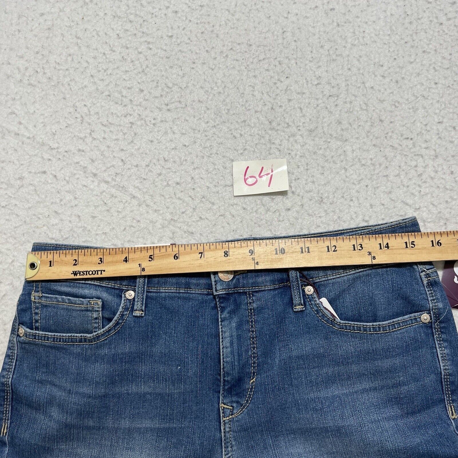 Gloria Vanderbilt Gloria Vanderbilt 10P Rail Straight Leg Mid Rise Denim Jeans Size 32" / US 10 / IT 46 - 9 Thumbnail